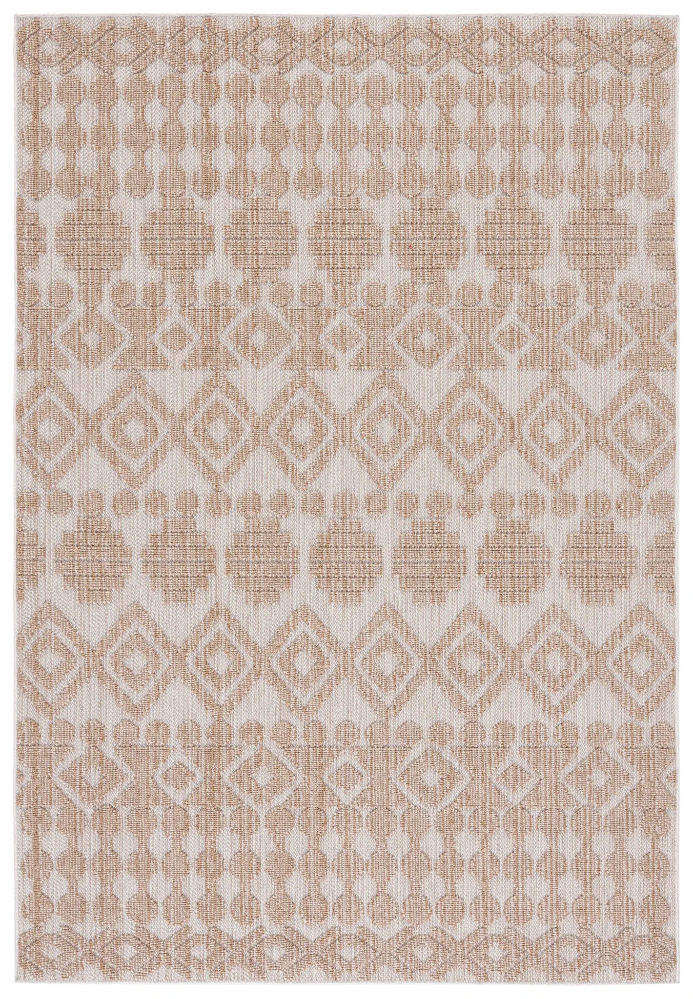 Global Bohemian Diamond Stripe Outdoor Rug