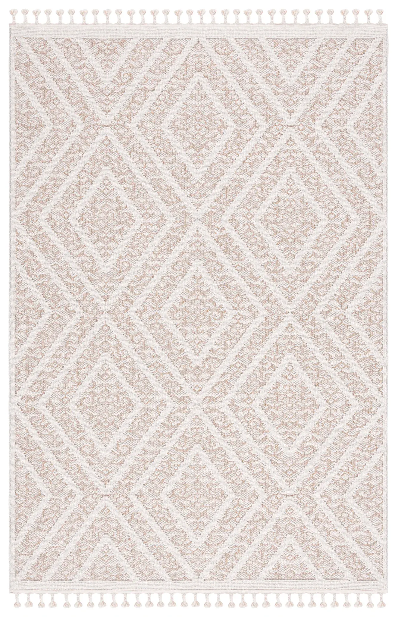 Global Scandinavian Diamond Lattice Outdoor Rug