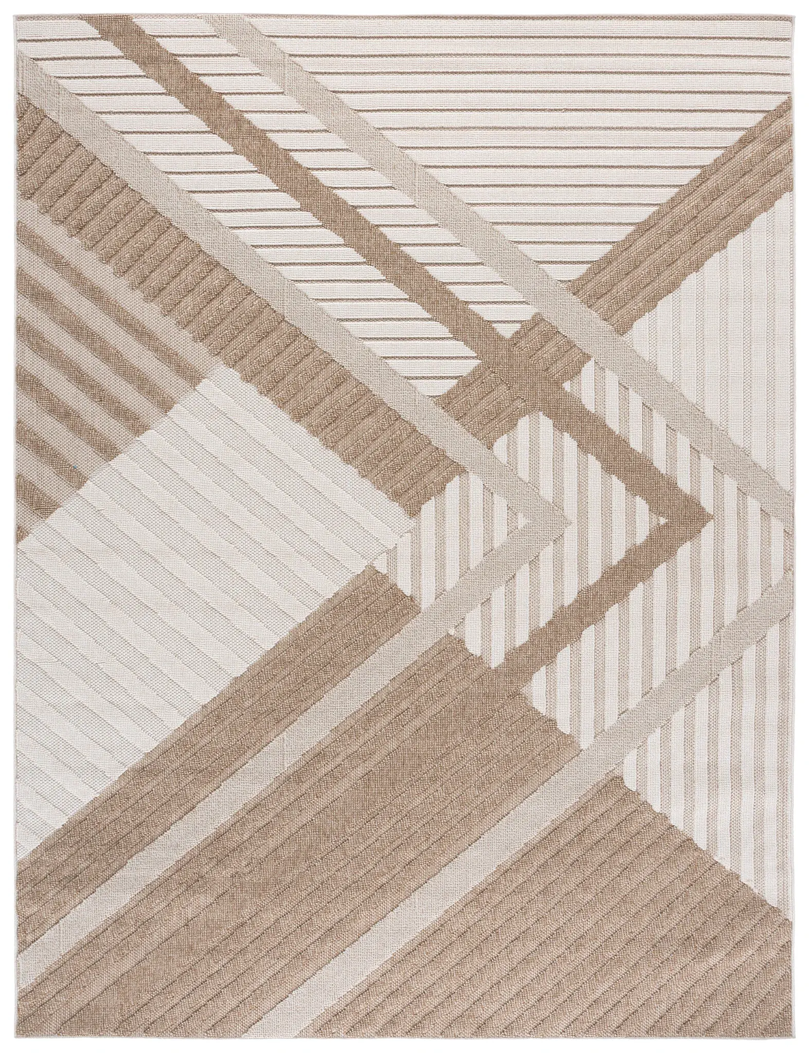 Global Blocked Stripe Outdoor Rug