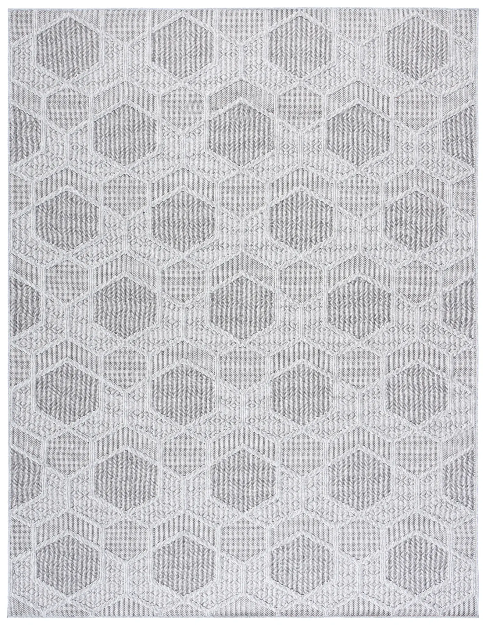 Global Honeycomb Geometric Rug