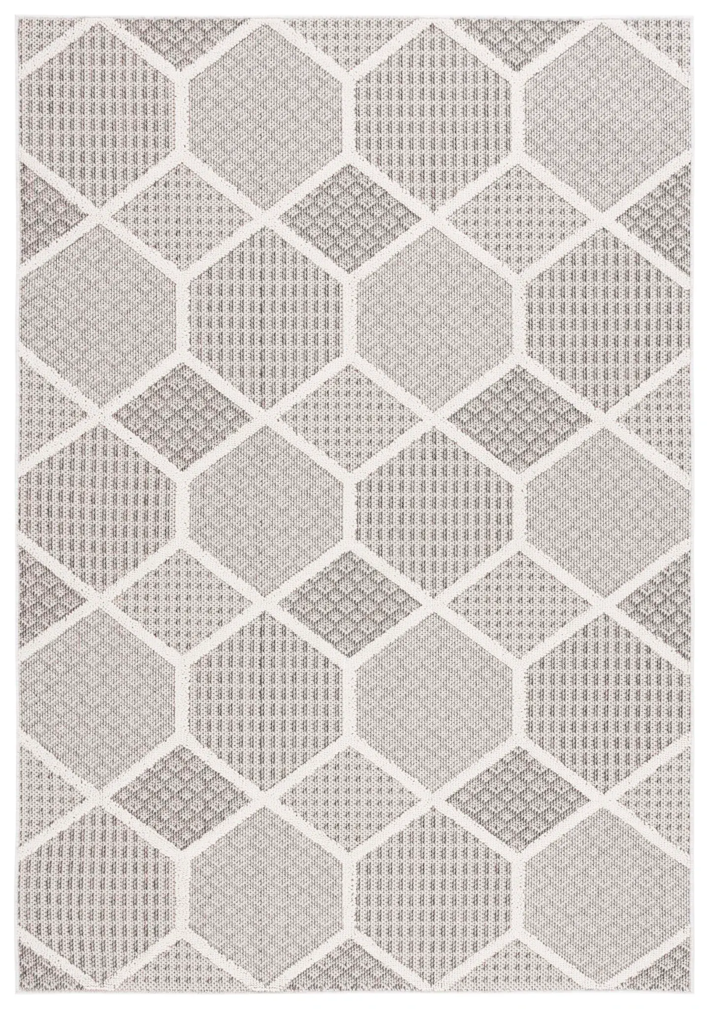 Global Hexagon Diamond Rug