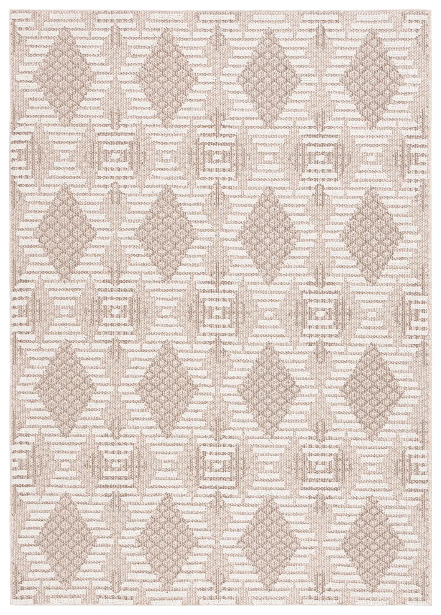 Global Diamond Grid Rug