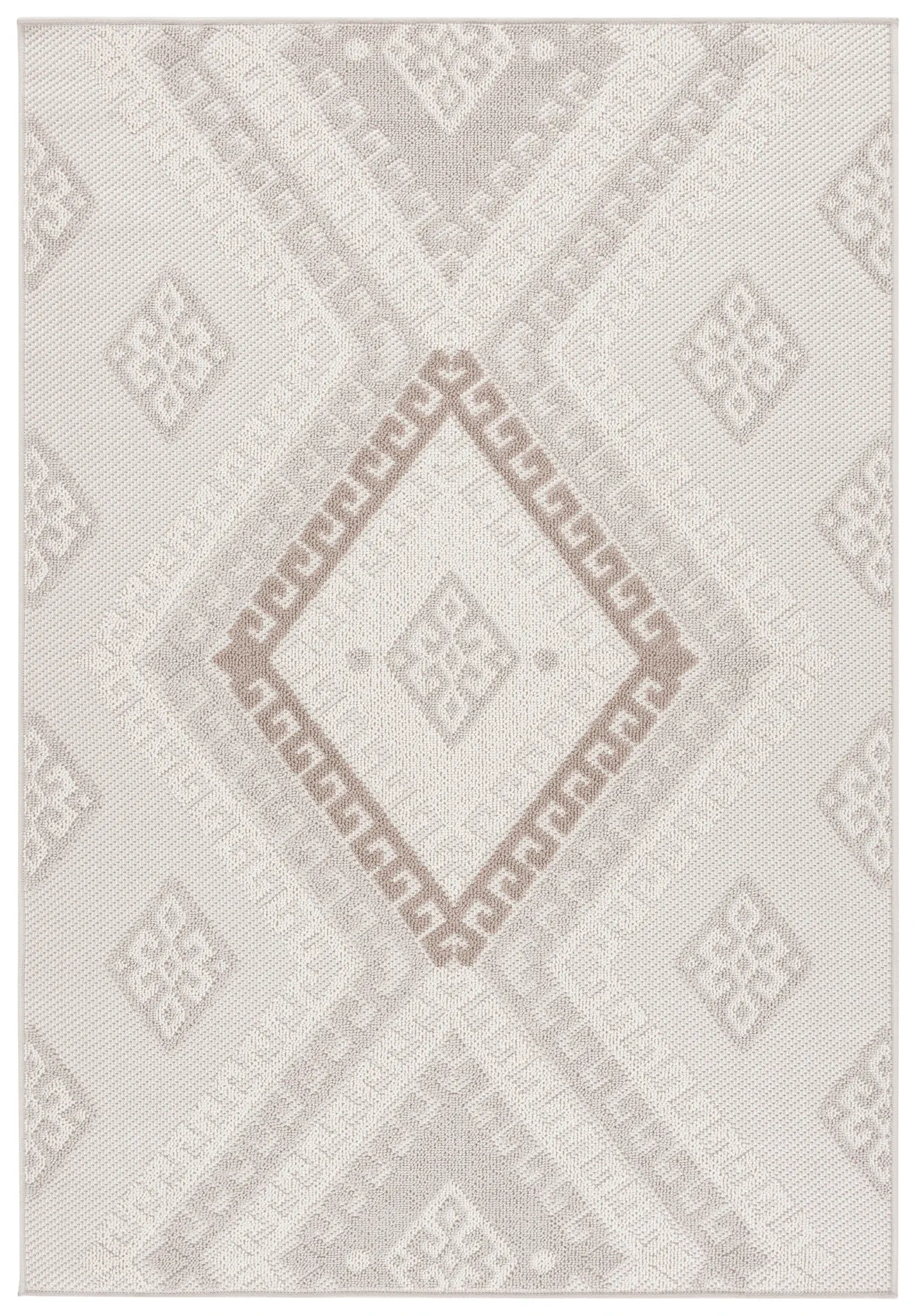 Global Tribal Diamond Medallion Rug