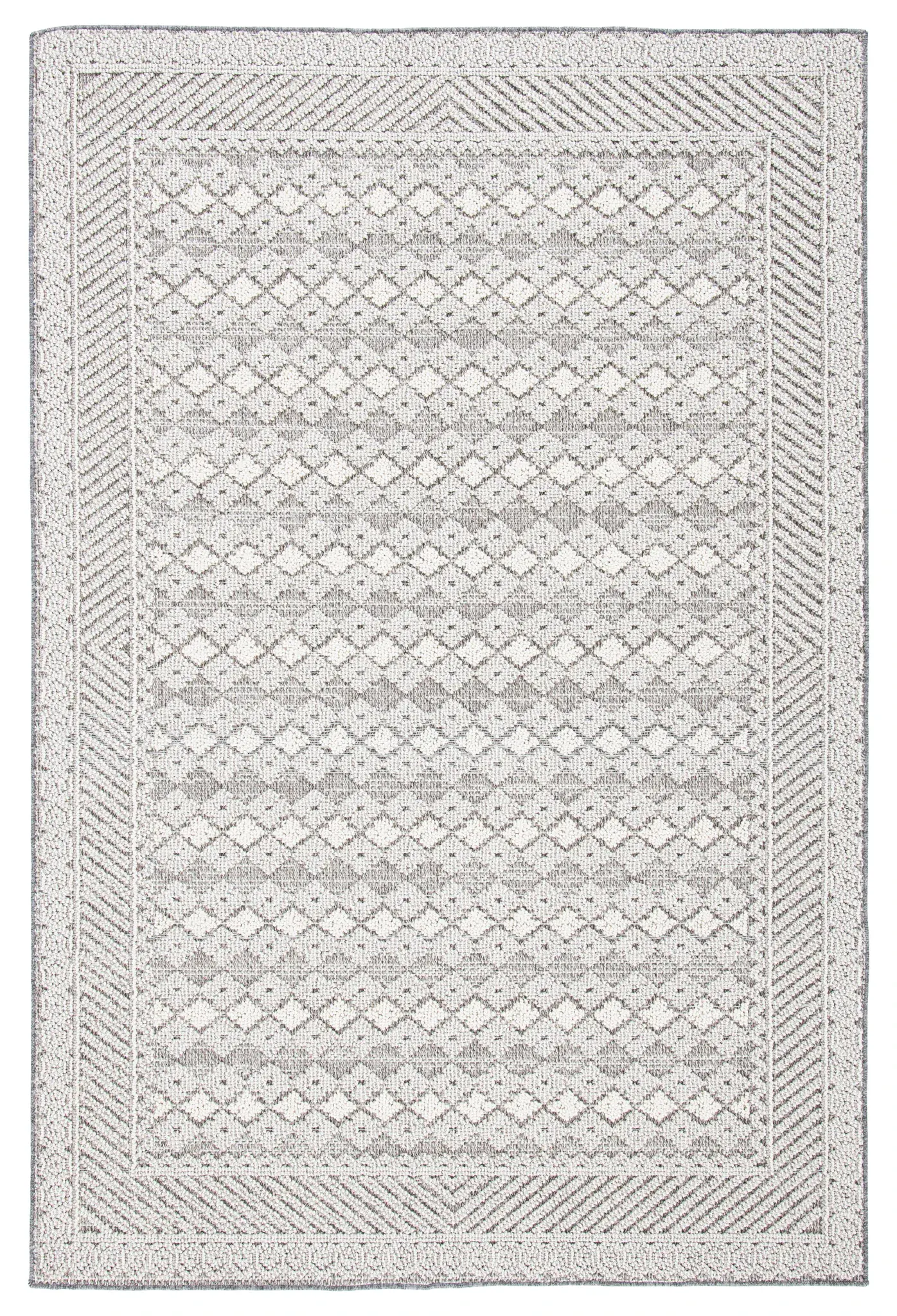 Global Bordered Diamond Rug