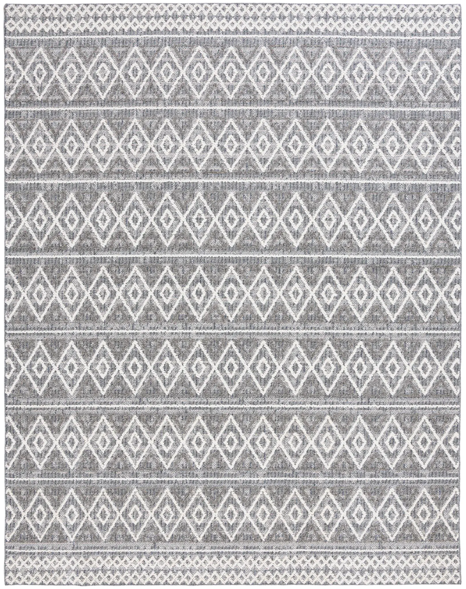 Global Tulum Banded Diamond Rug