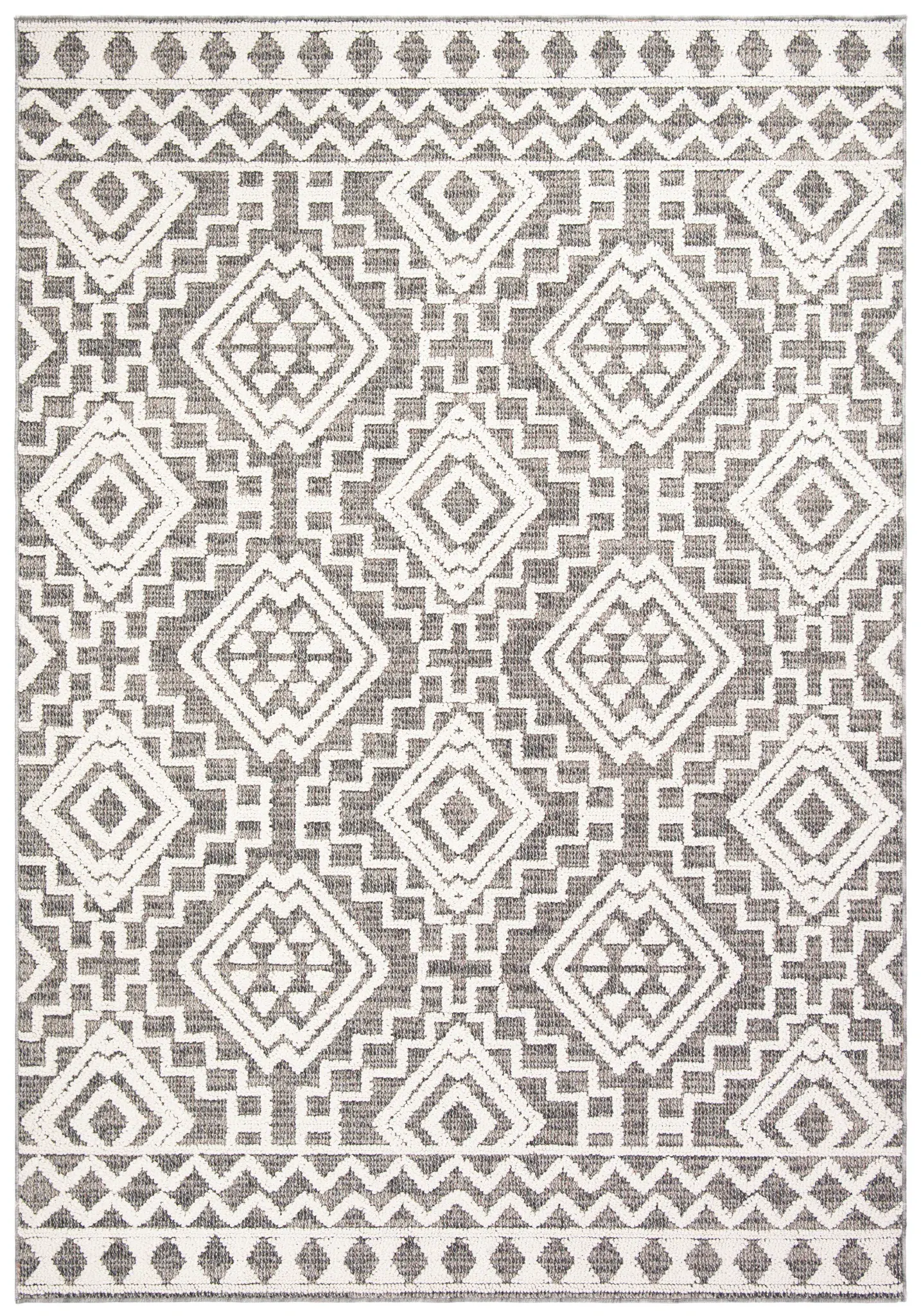 Global Zigzag Diamond Rug