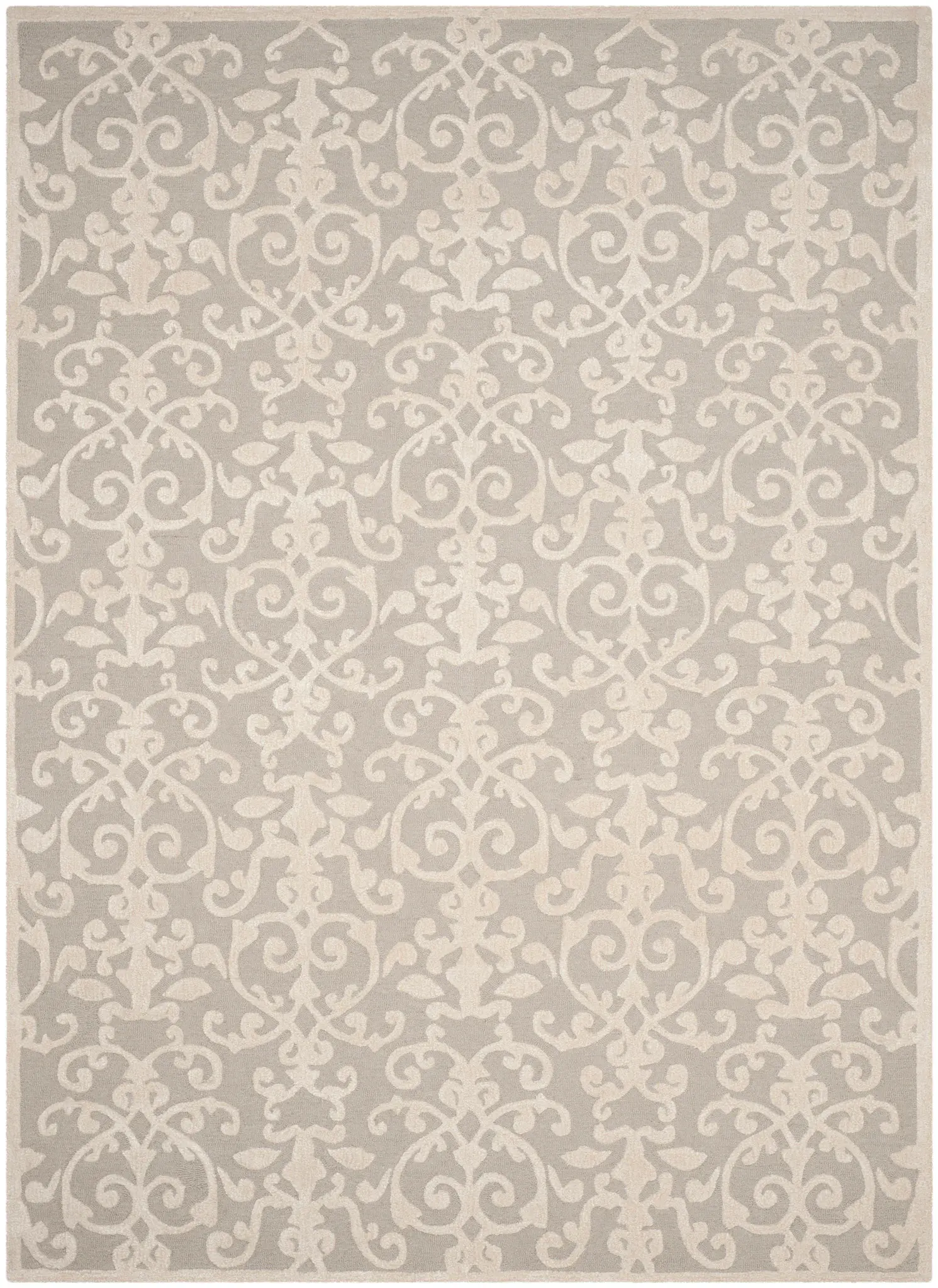 Glamour Scroll Hand-Tufted Rug