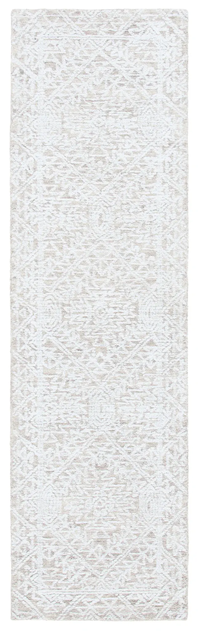 Glamour Diamond Border Hand-Tufted Rug