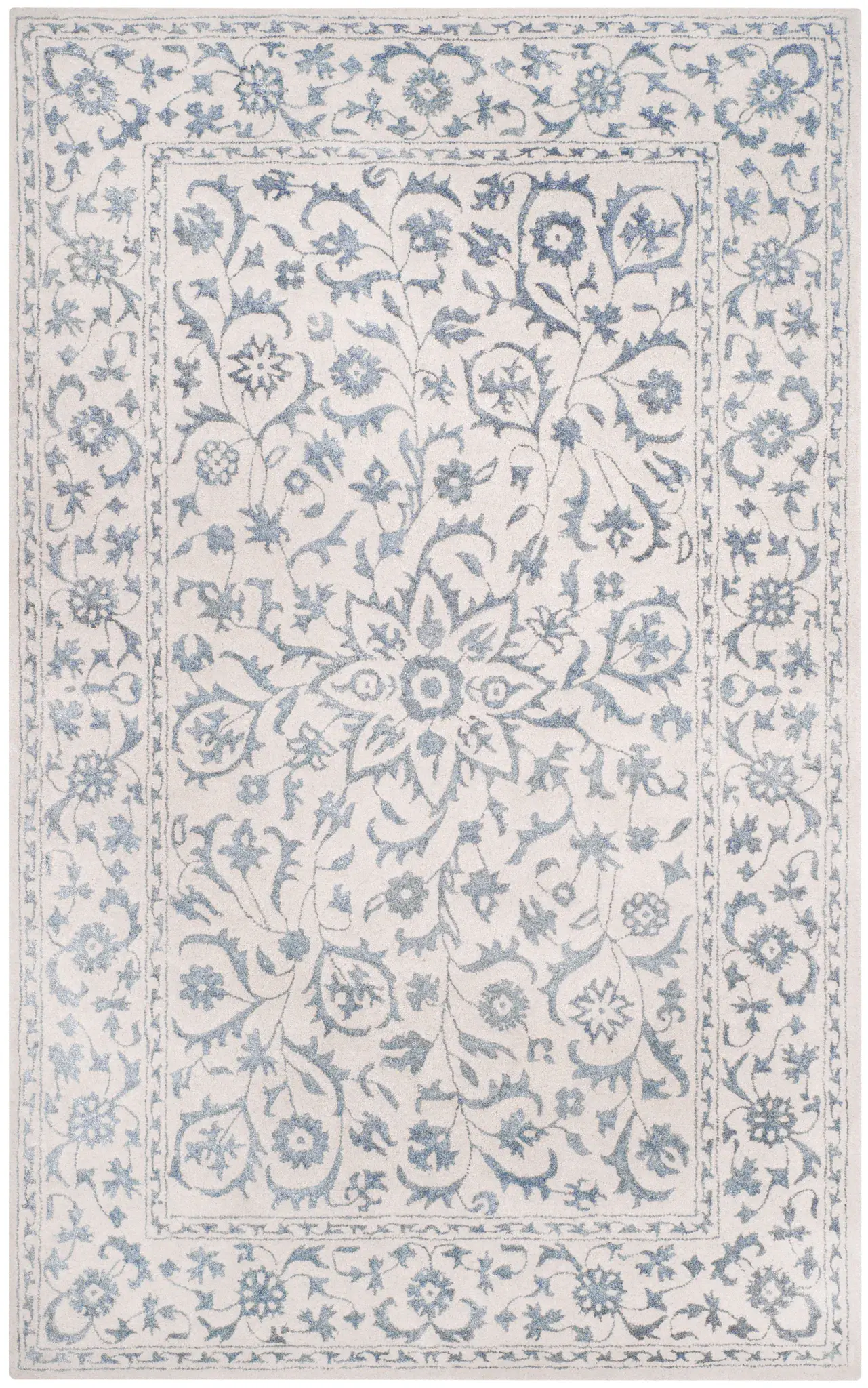 Glamour Vine Medallion Hand-Tufted Rug