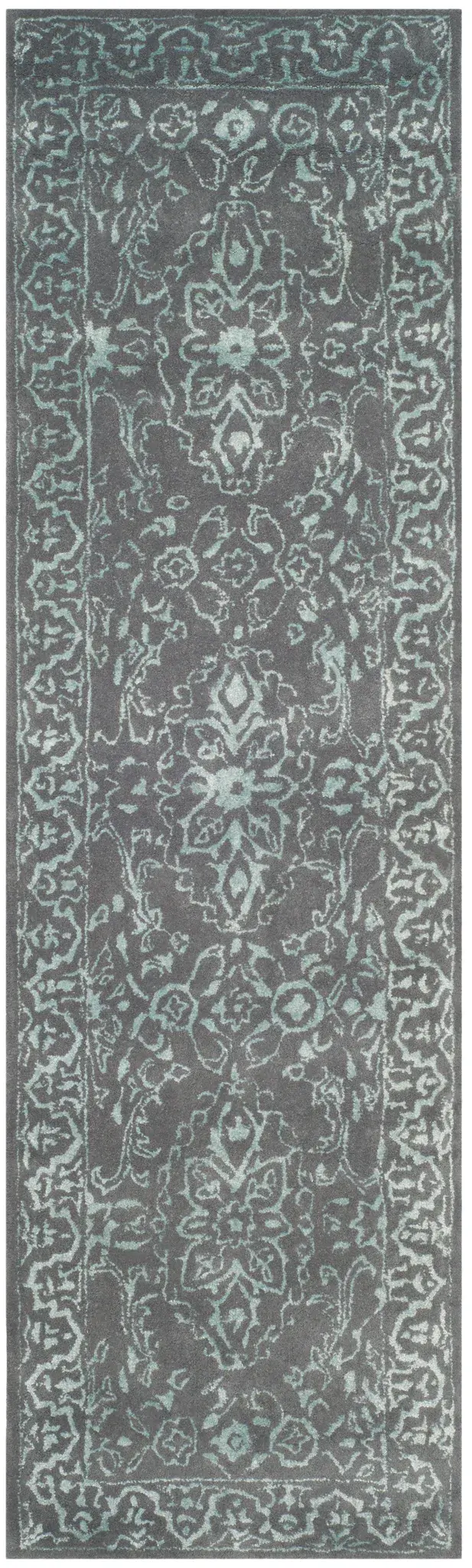 Glamour Floral Medallion Hand-Tufted Rug