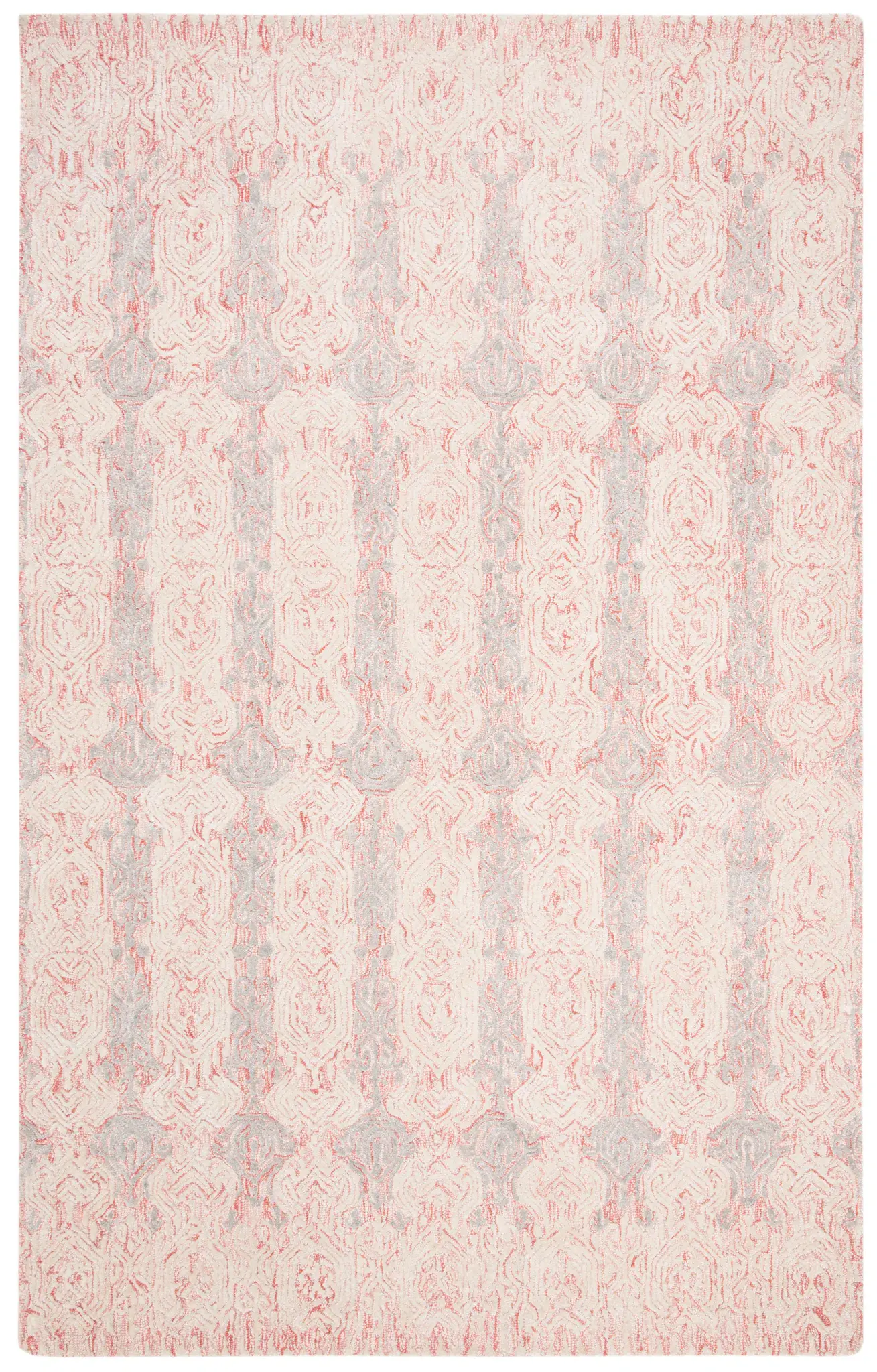 Glamour Scroll Stripe Hand-Tufted Rug