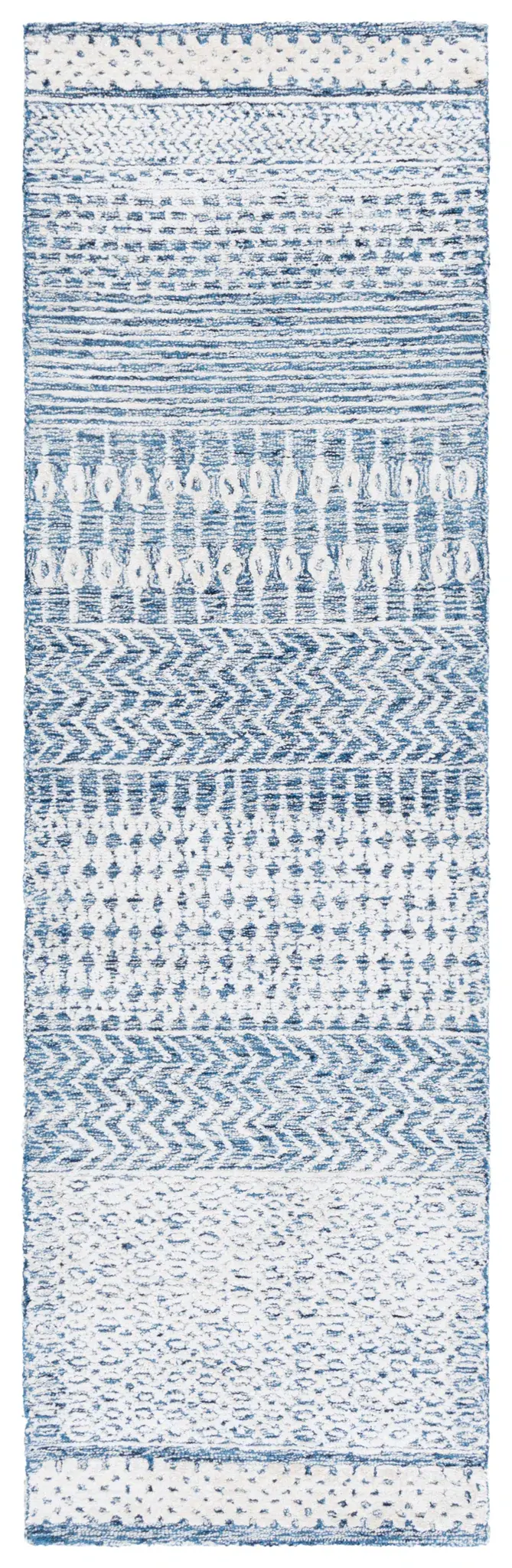 Glamour Banded Stripe Hand-Tufted Rug
