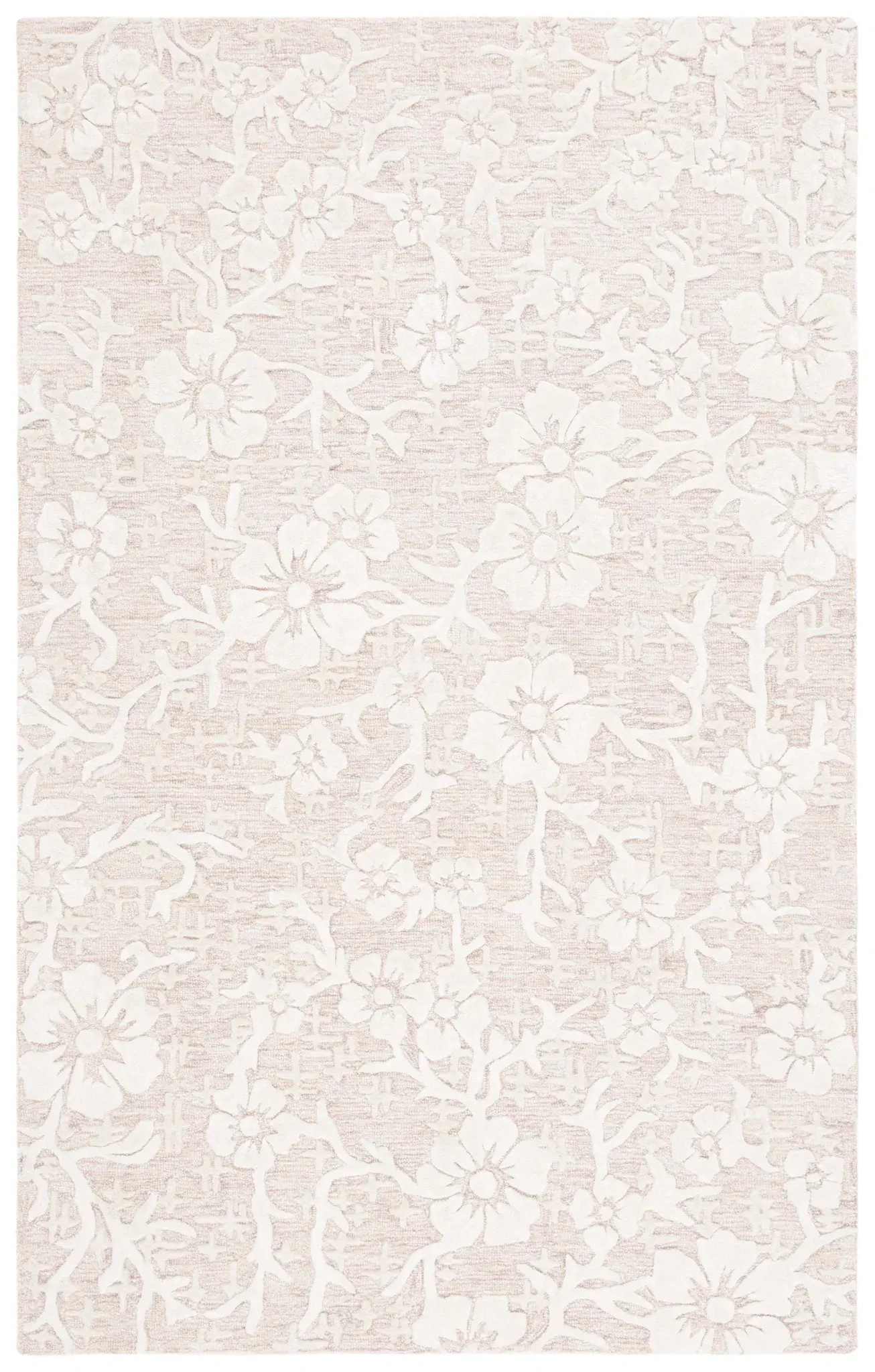 Glamour Botanical Branch Hand-Tufted Rug