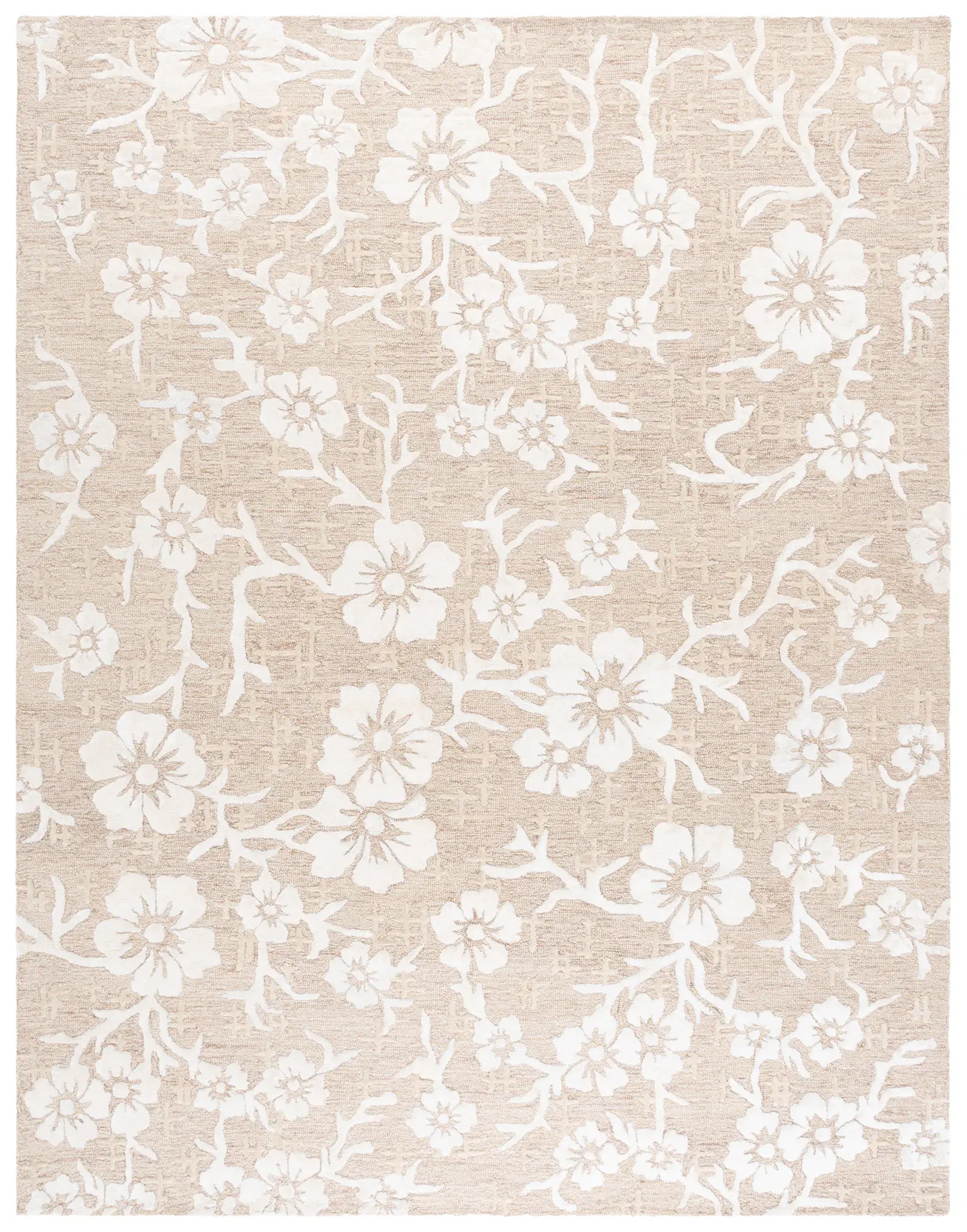 Glamour Botanical Branch Hand-Tufted Rug