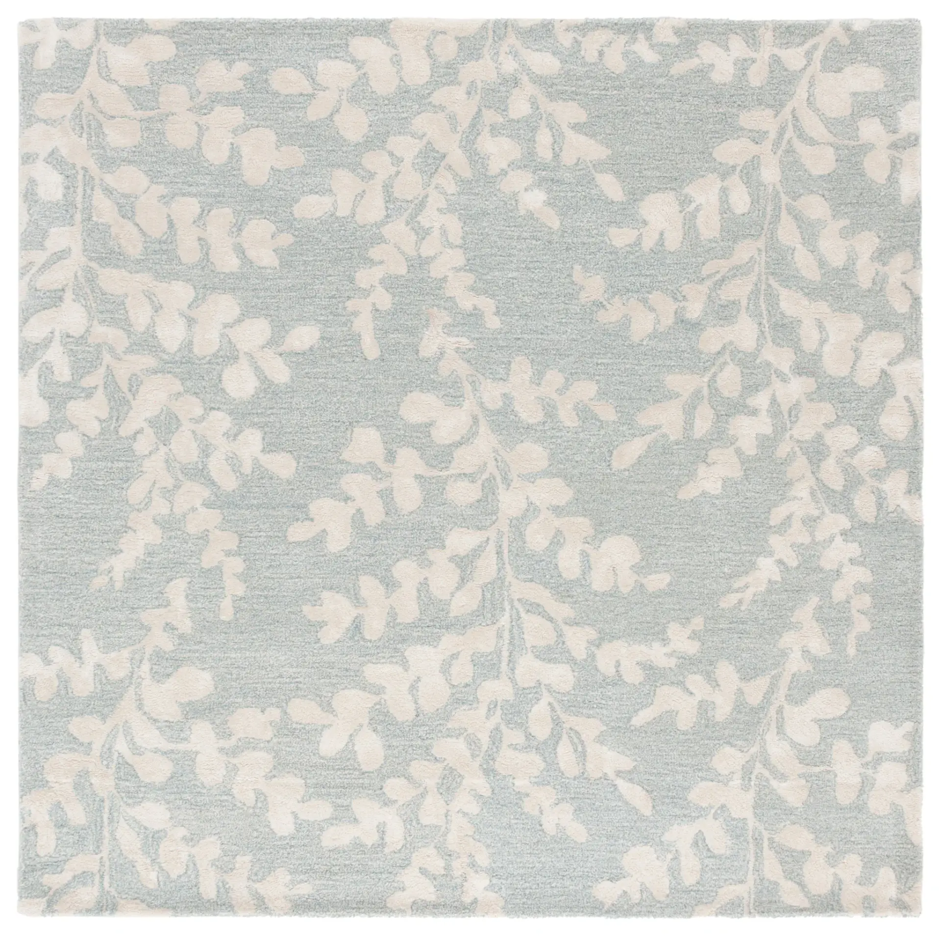 Glamour Trailing Leaf Hand-Tufted Rug