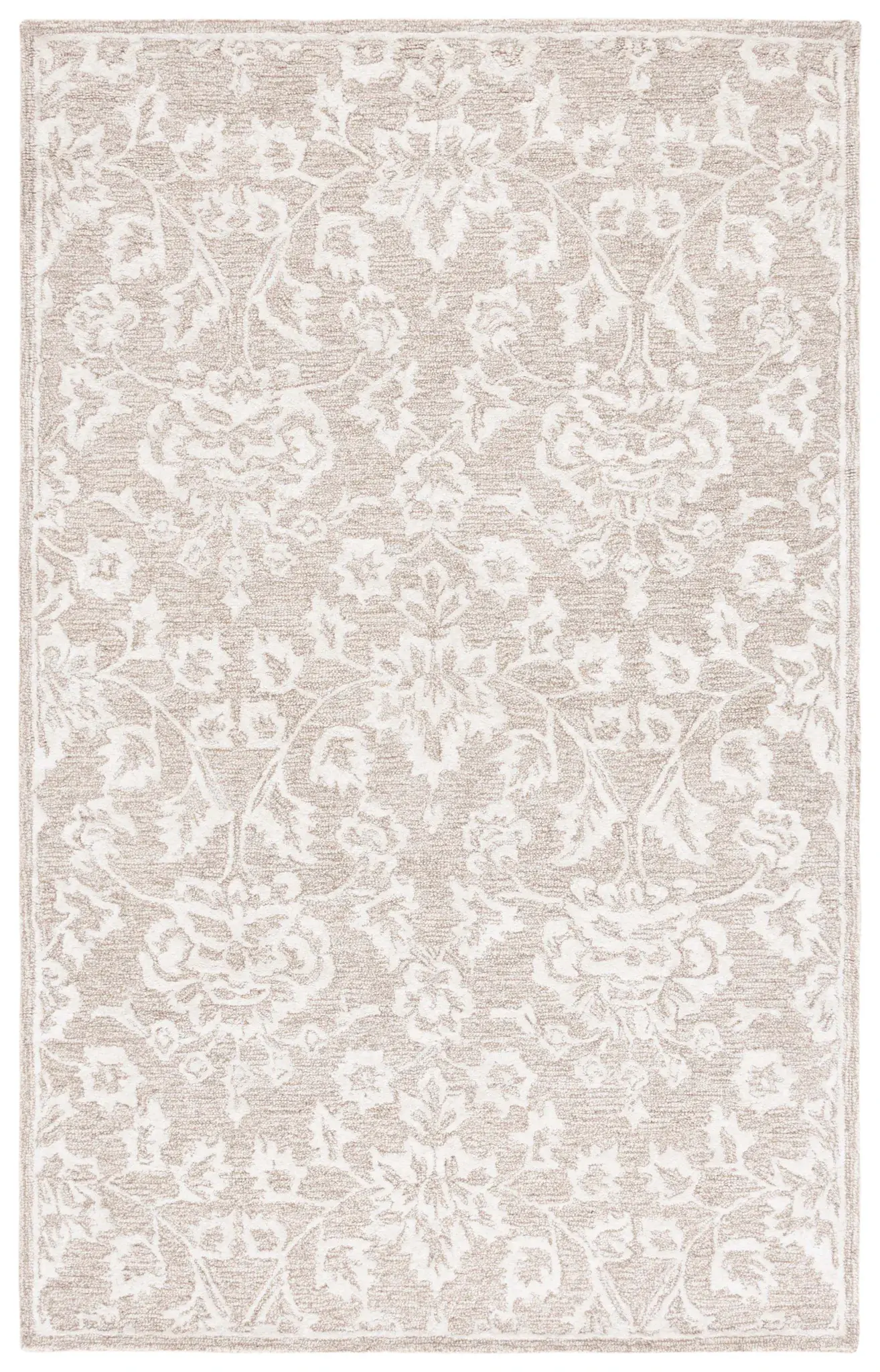 Glamour Damask Trellis Hand-Tufted Rug