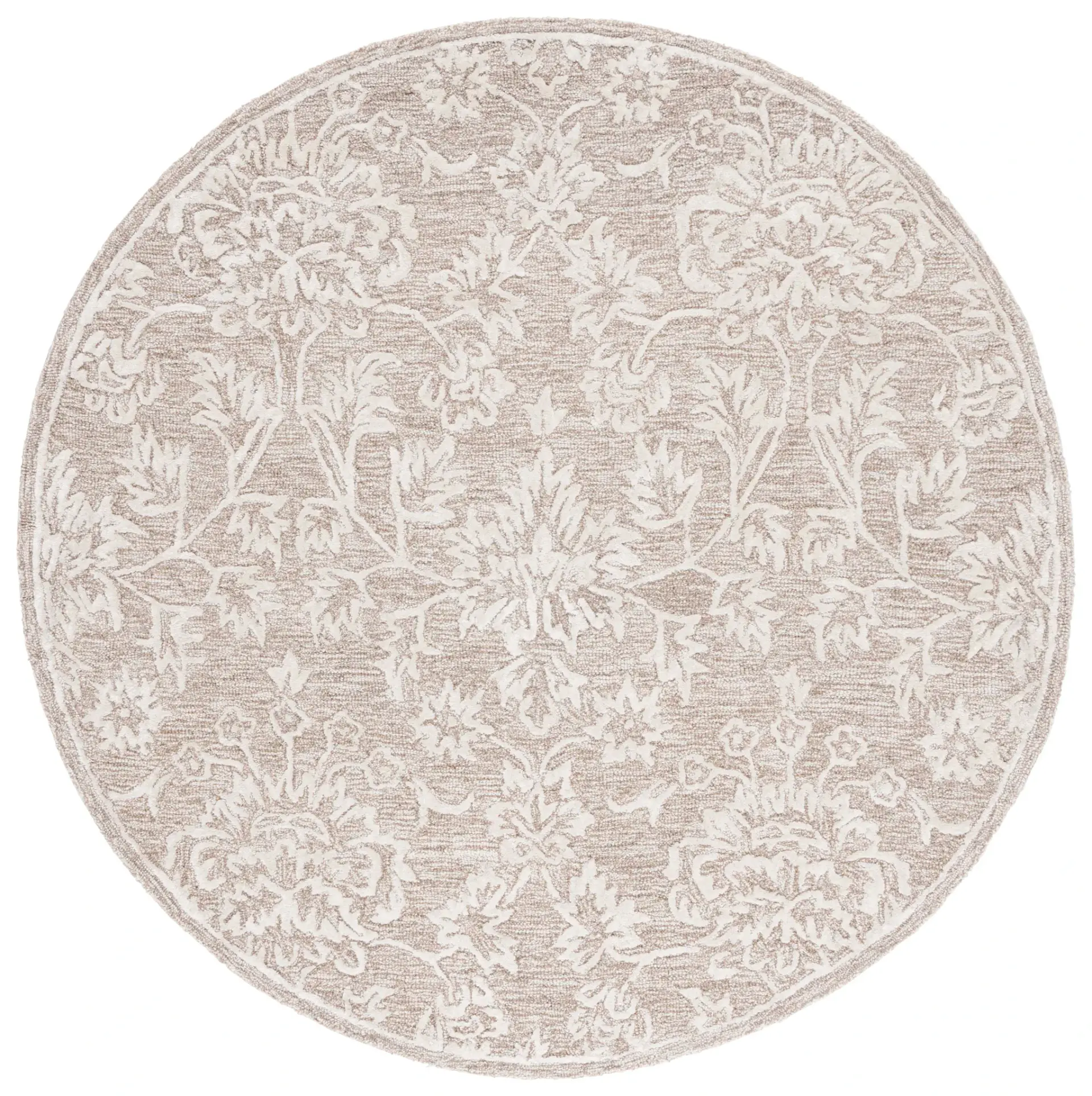 Glamour Damask Trellis Hand-Tufted Rug