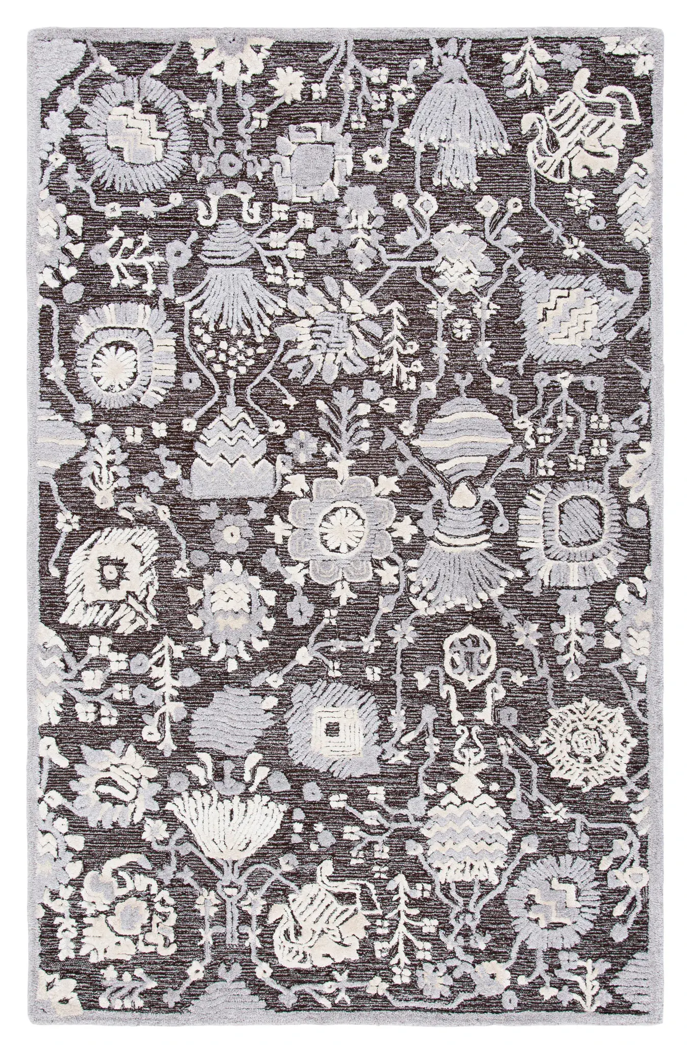 Glamour Botanical Hand-Tufted Rug