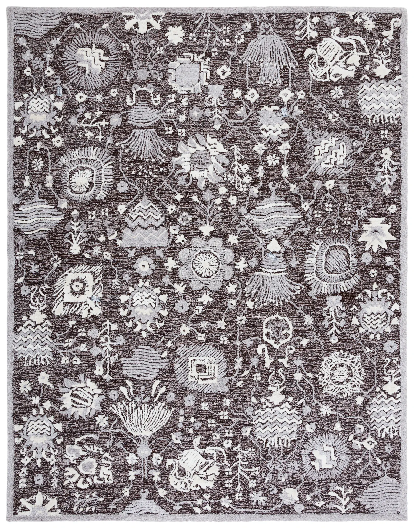 Glamour Botanical Hand-Tufted Rug