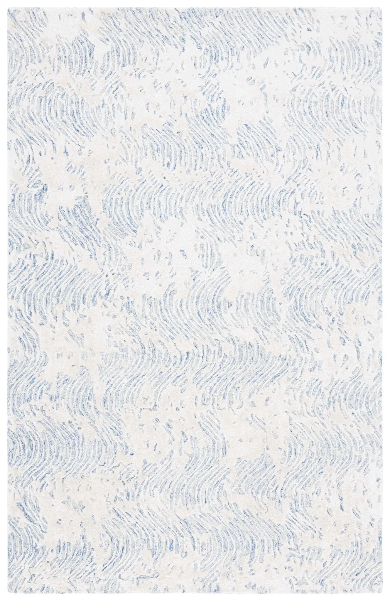 Glamour Rippled Waves Hand-Tufted Rug
