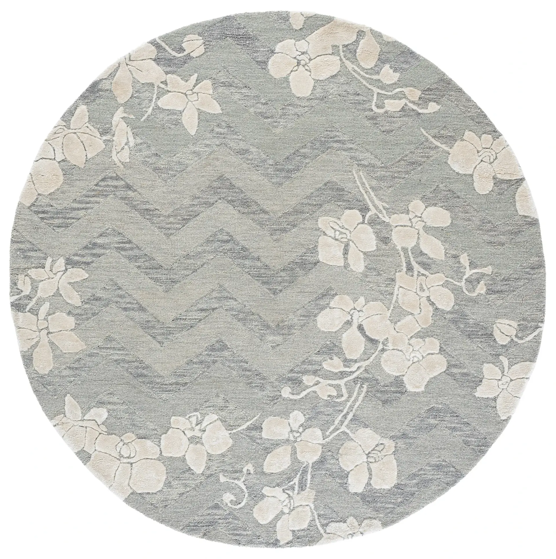 Glamour Open Field Blossom Hand-Tufted Rug