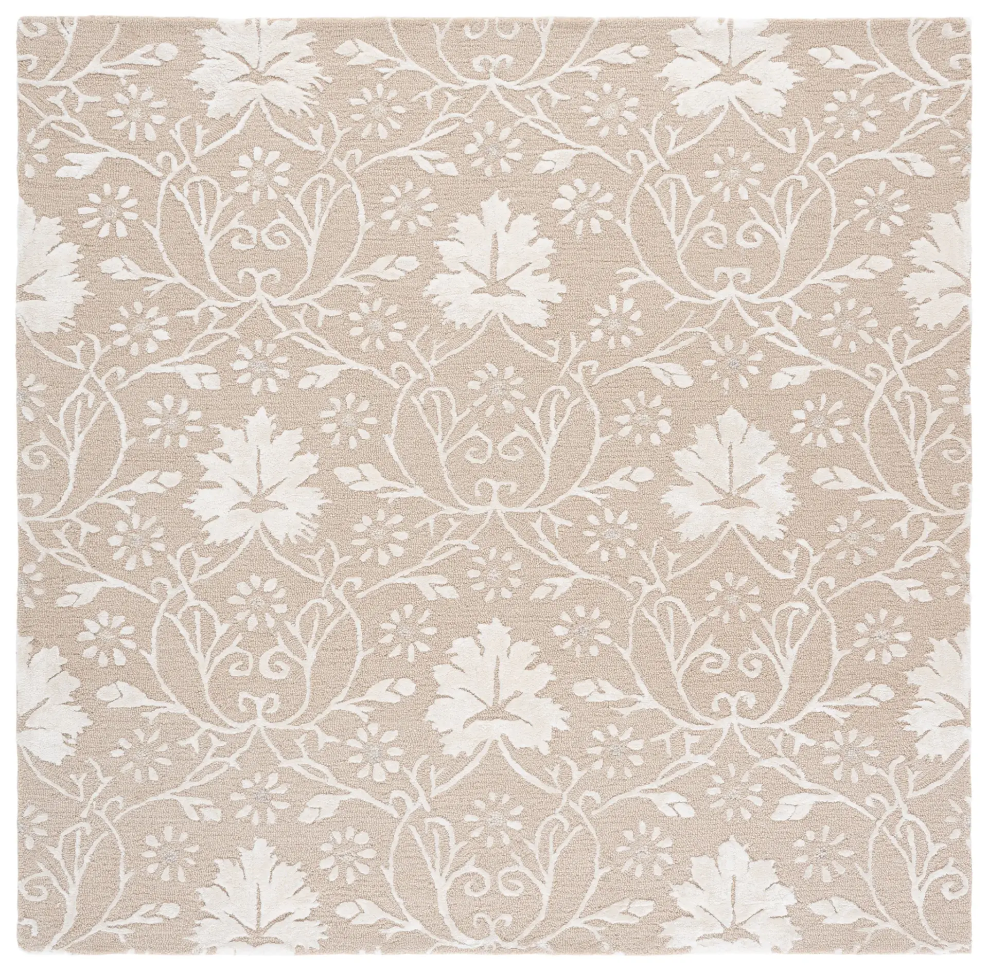 Glamour Botanical Vine Hand-Tufted Rug
