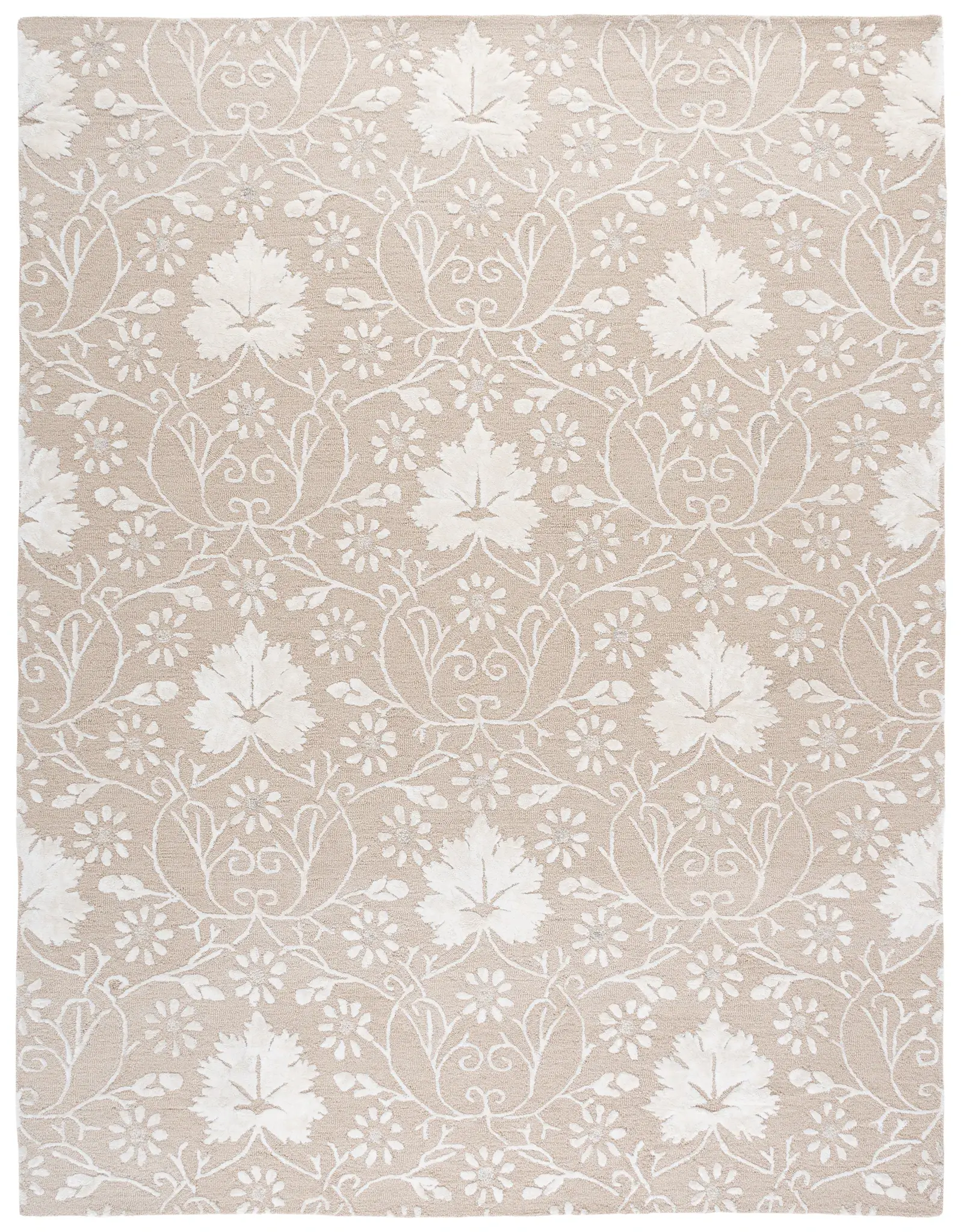 Glamour Botanical Vine Hand-Tufted Rug