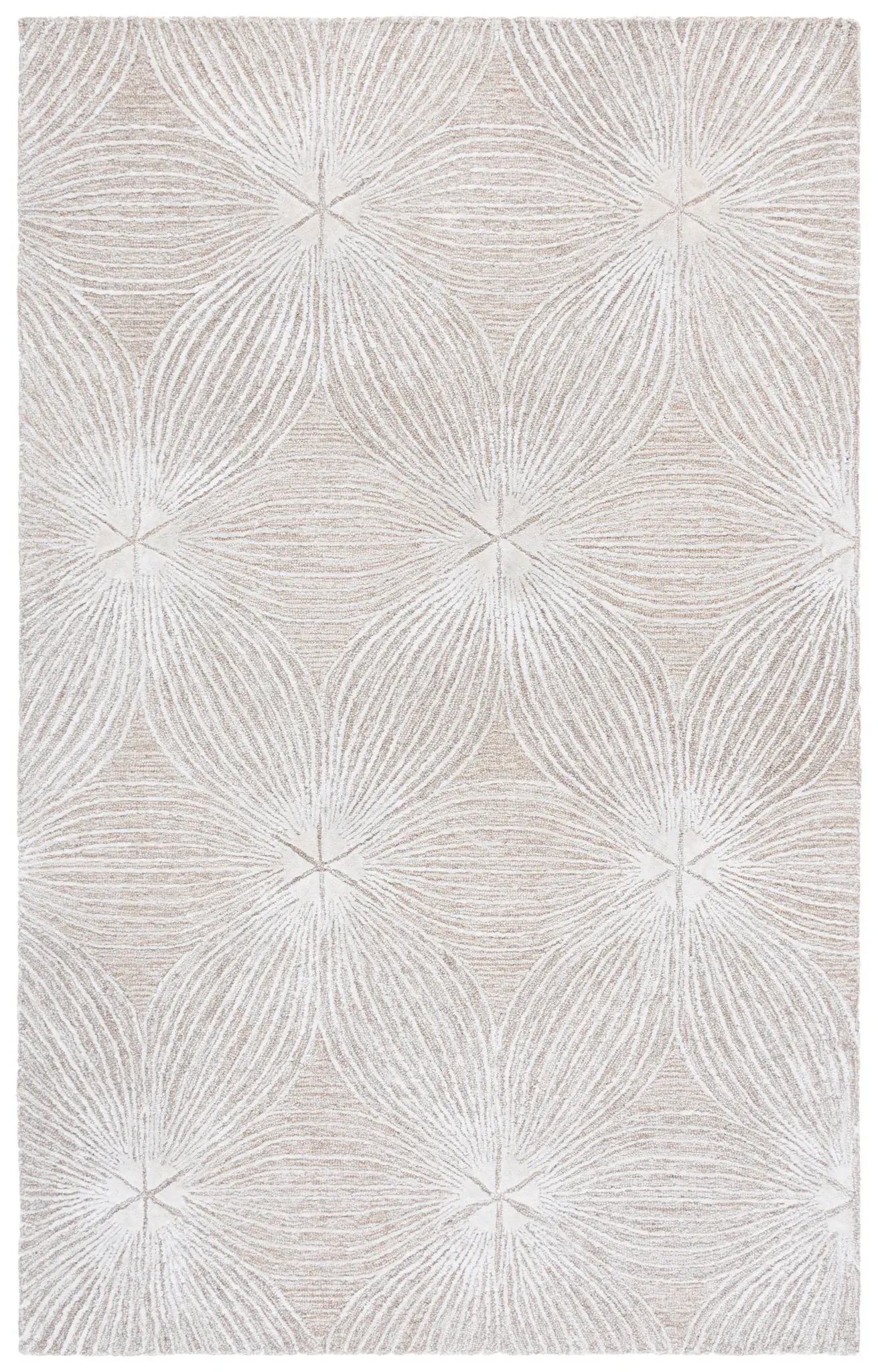 Glamour Floral Burst Hand-Tufted Rug