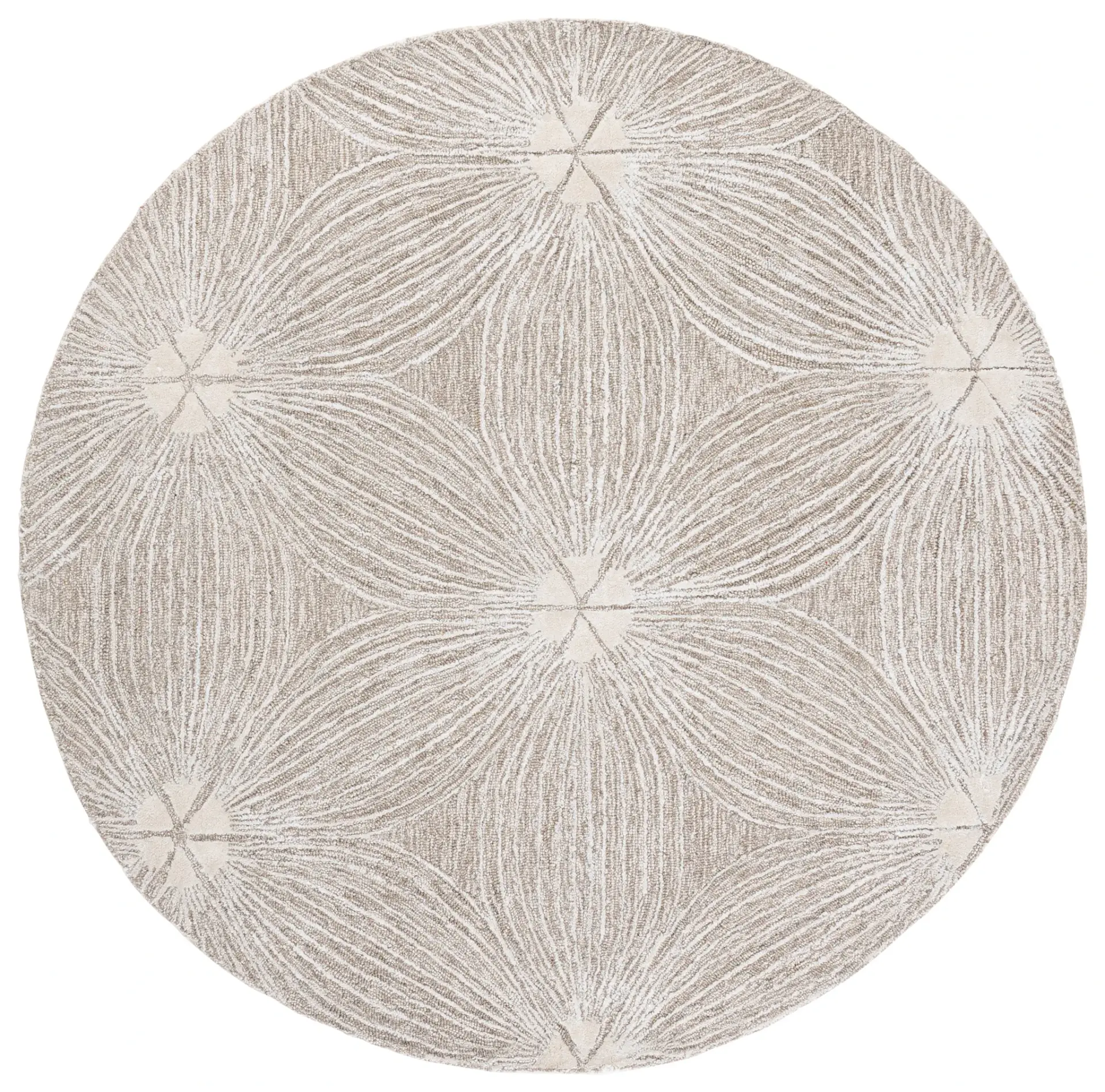 Glamour Floral Burst Hand-Tufted Rug