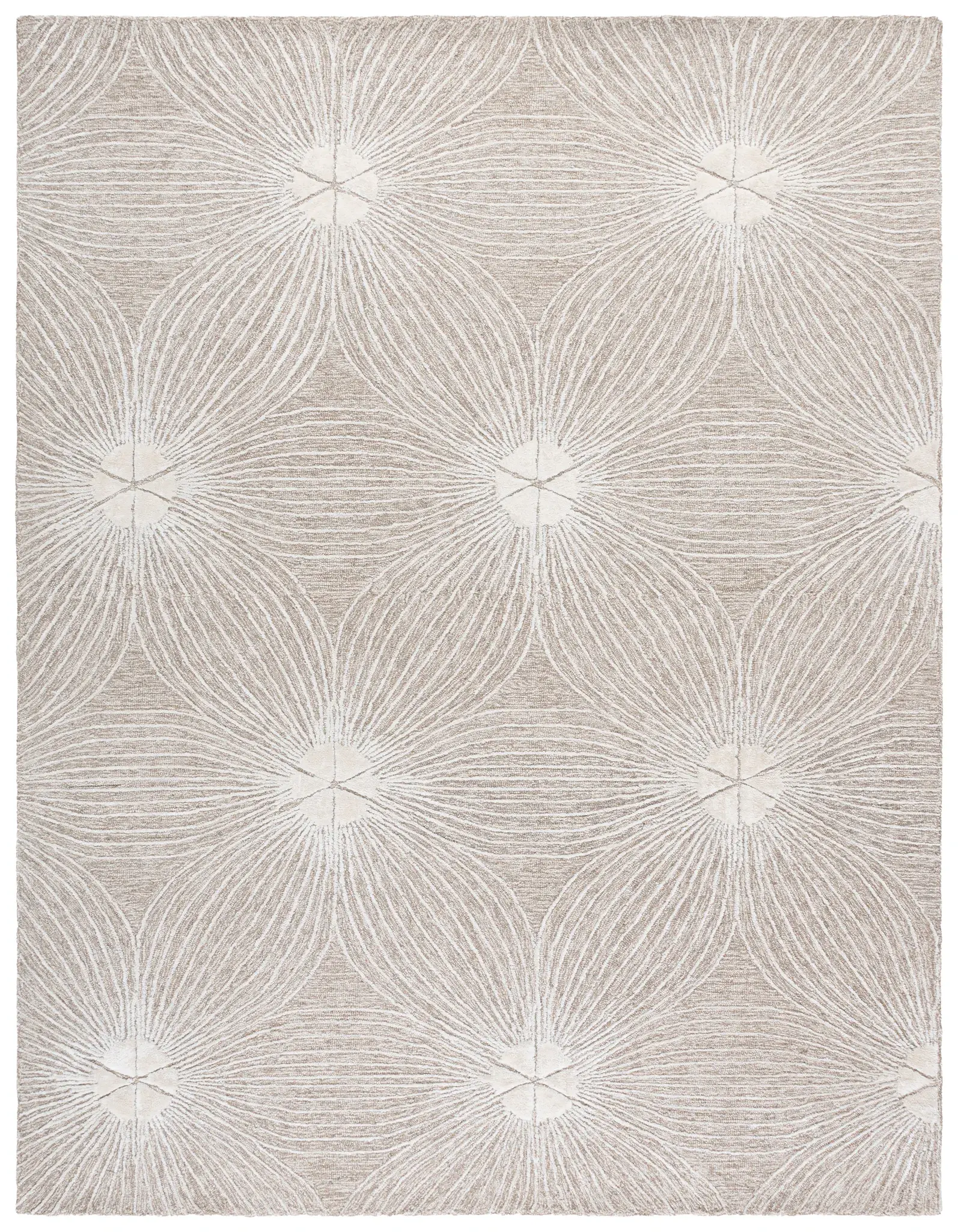 Glamour Floral Burst Hand-Tufted Rug