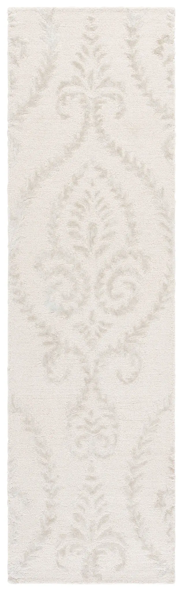 Glamour Leafy Scroll Hand-Tufted Rug