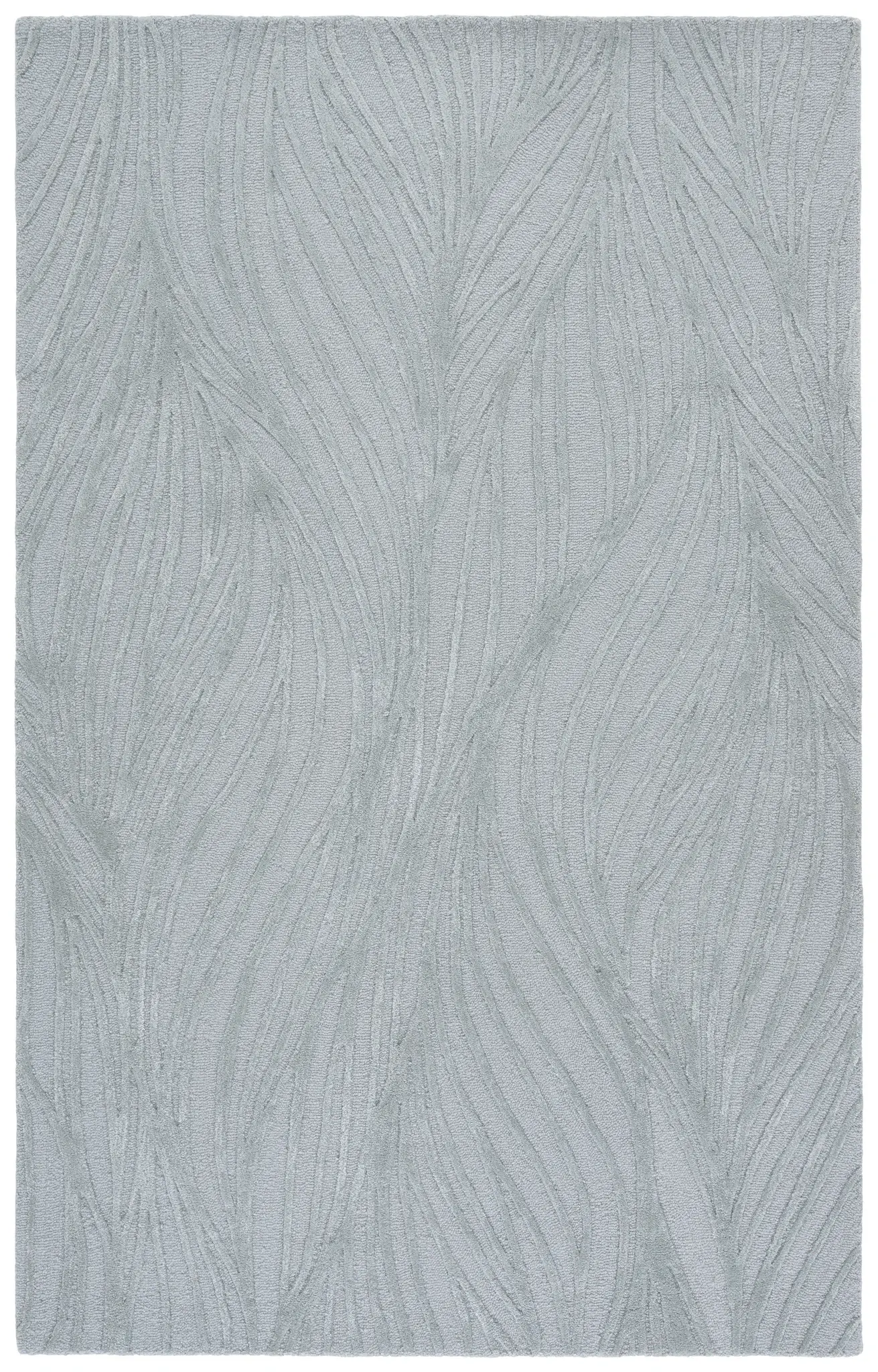Glamour Wavy Leaf Hand-Tufted Rug