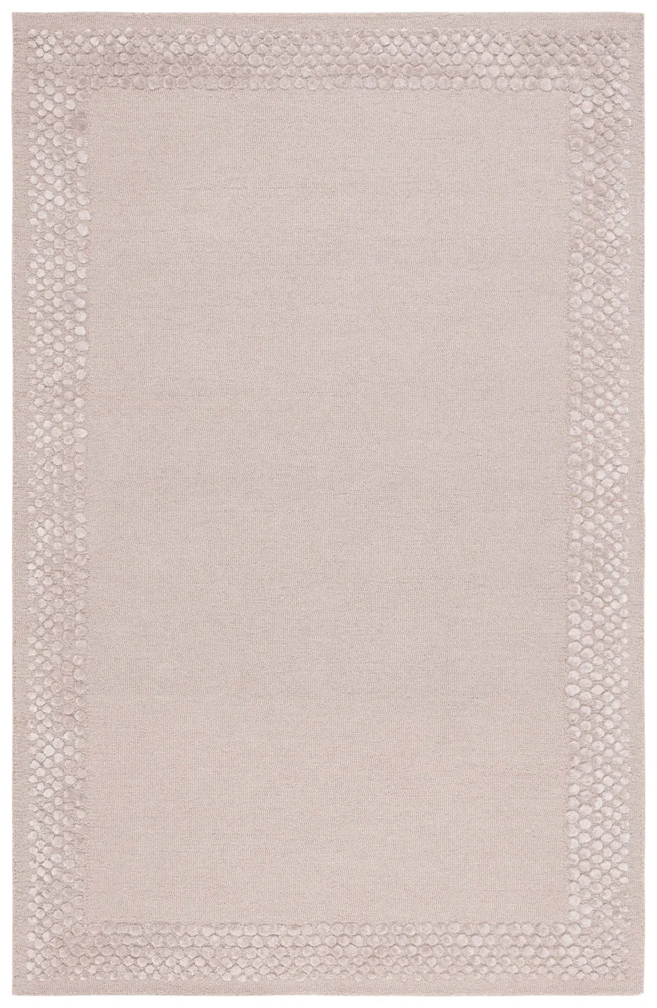 Glamour Textured Border Hand-Tufted Rug