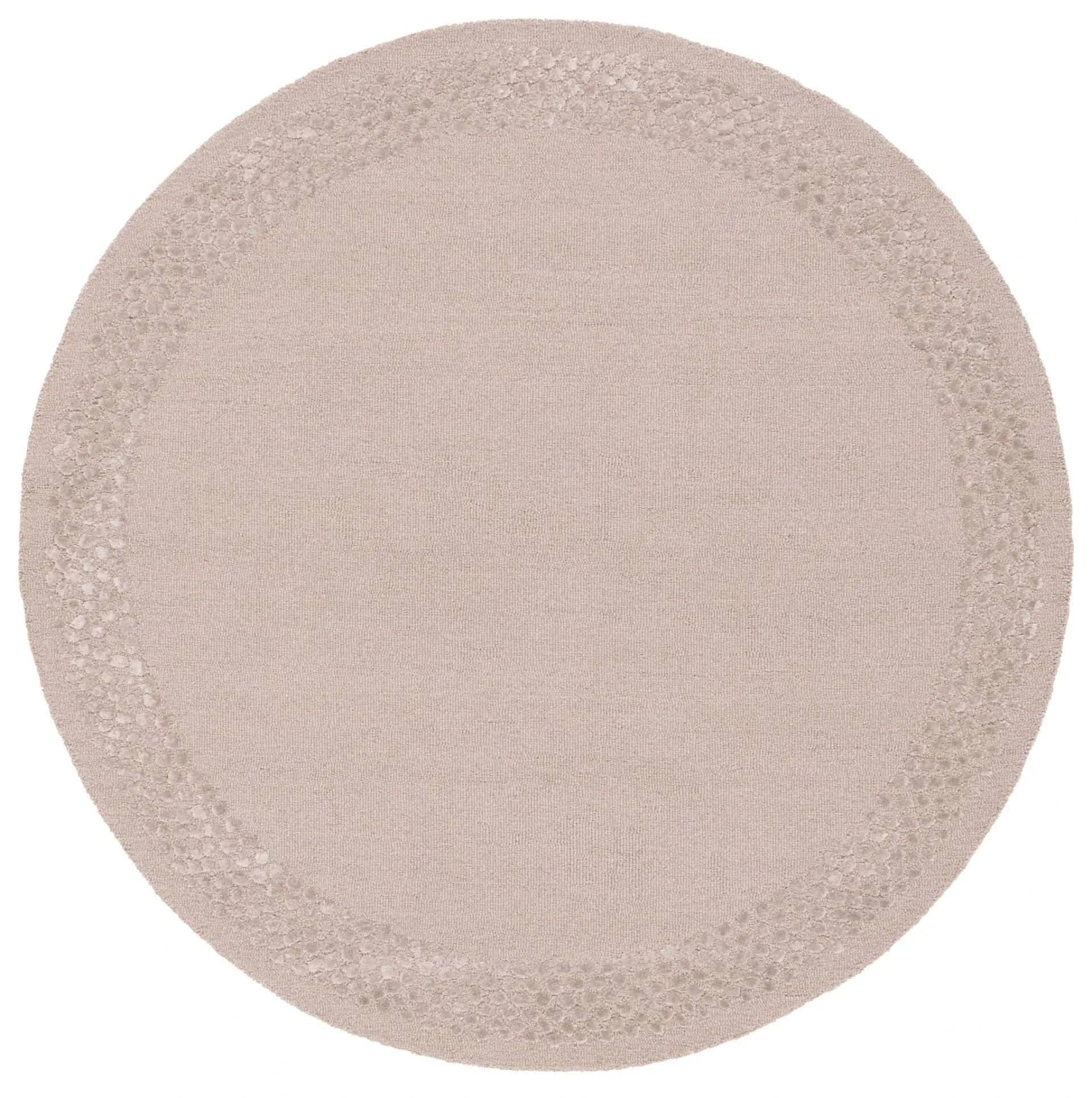 Glamour Textured Border Hand-Tufted Rug