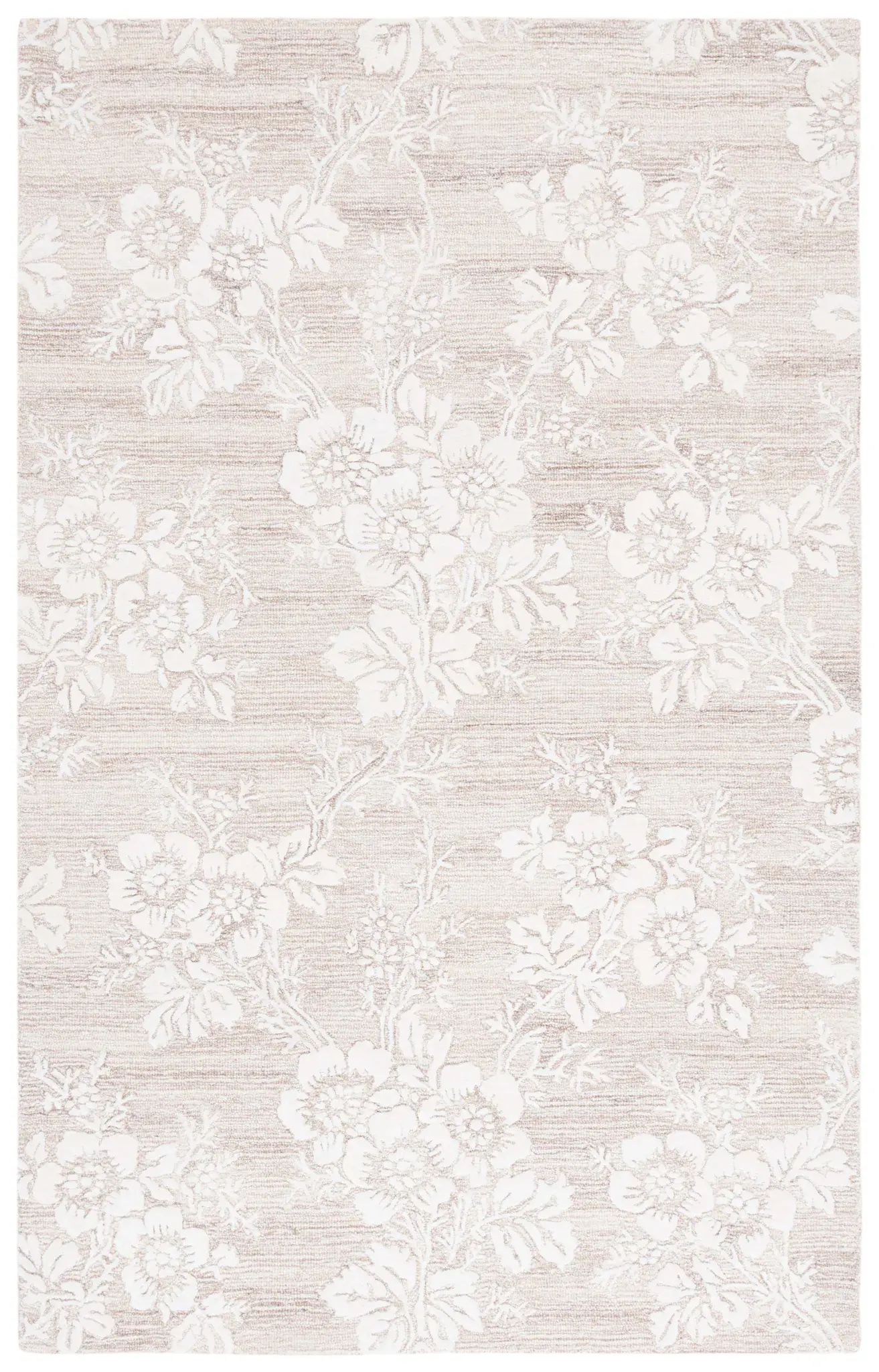 Glamour Floral Spray Hand-Tufted Rug