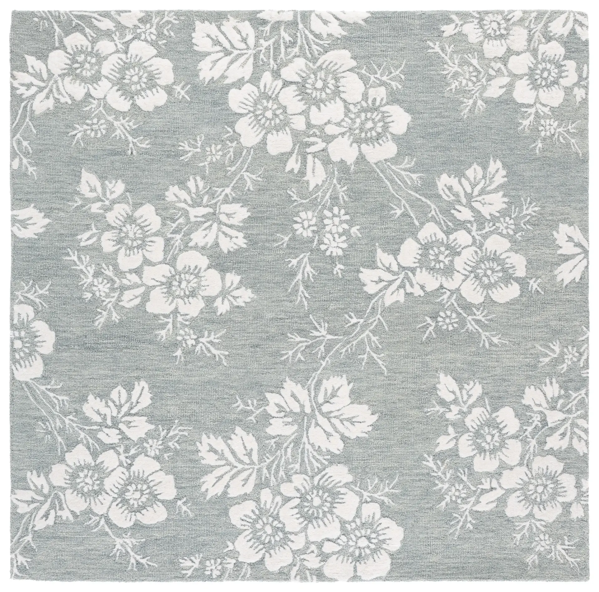Glamour Floral Spray Hand-Tufted Rug