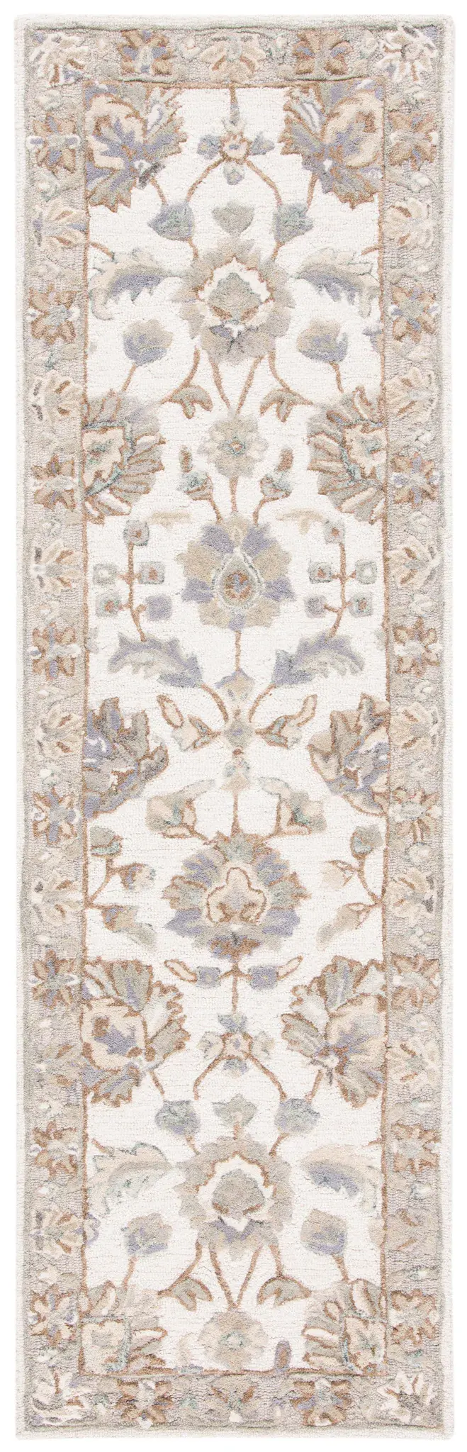 Glamour Scrolling Floral Hand-Tufted Wool Rug
