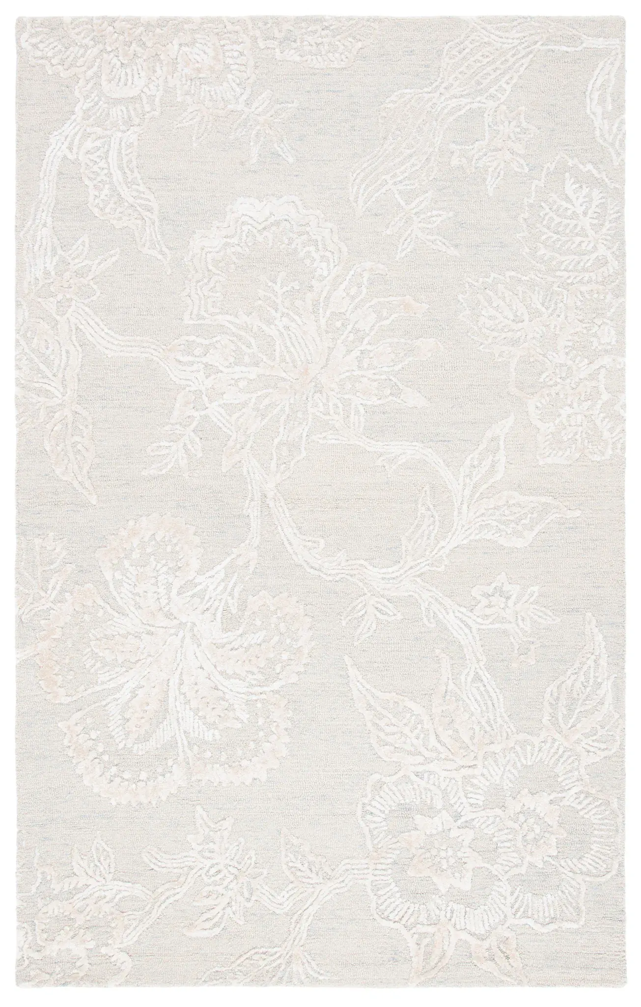 Glamour Large Floral Hand-Tufted Rug