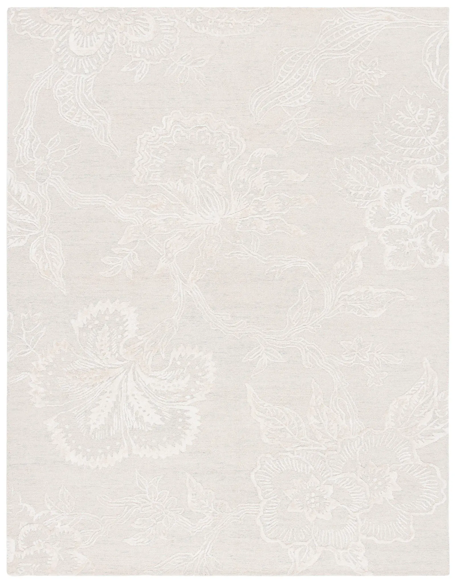 Glamour Large Floral Hand-Tufted Rug