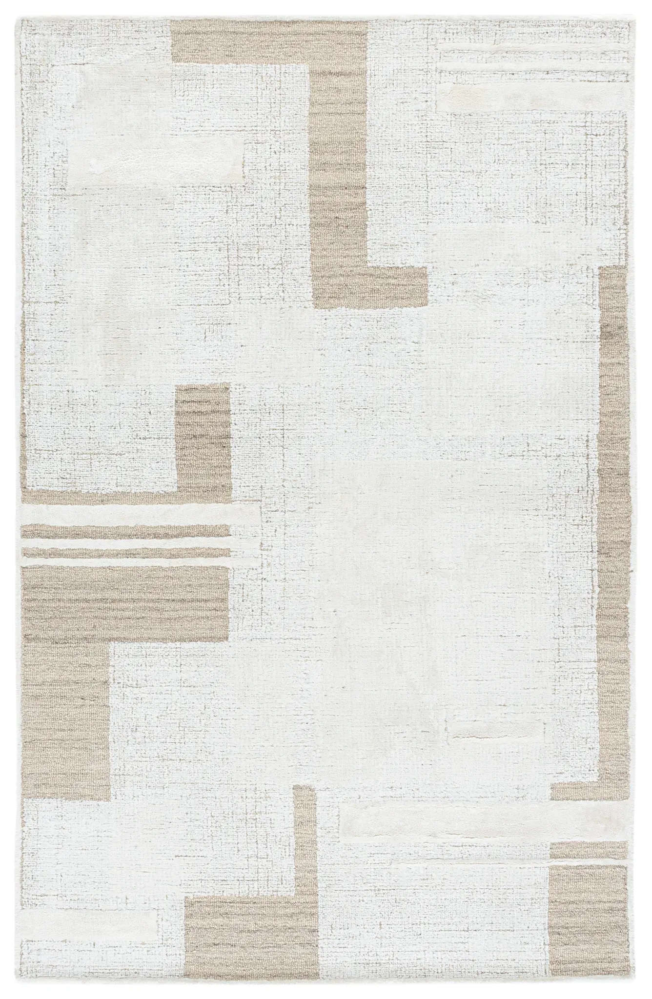 Glamour Modern Abstract Hand-Tufted Wool Rug