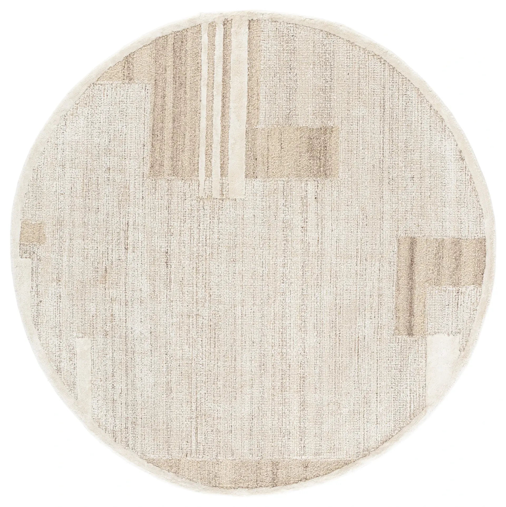 Glamour Modern Abstract Hand-Tufted Wool Rug