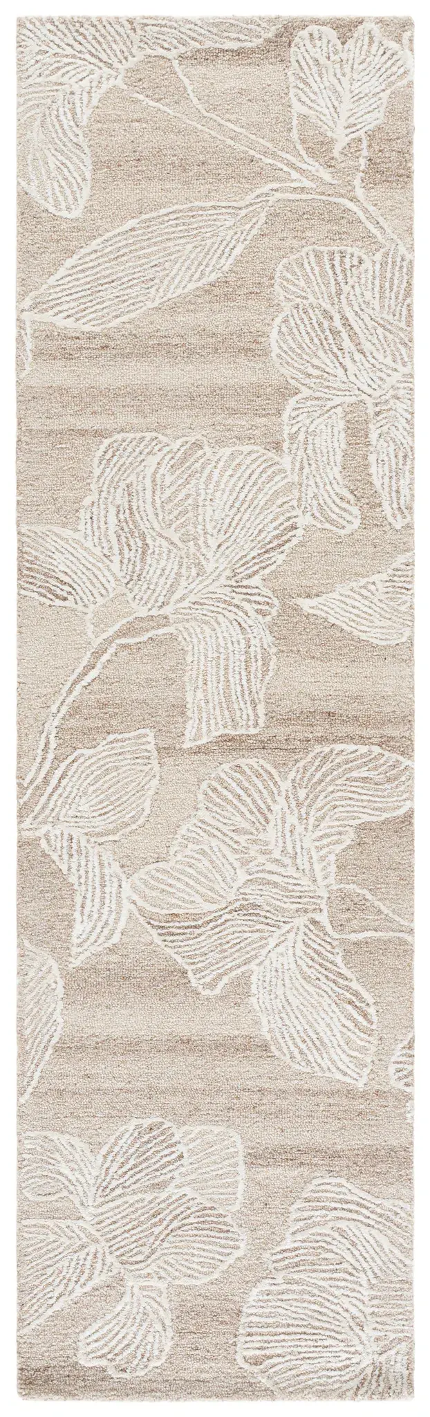 Glamour Modern Floral Hand-Tufted Wool Rug