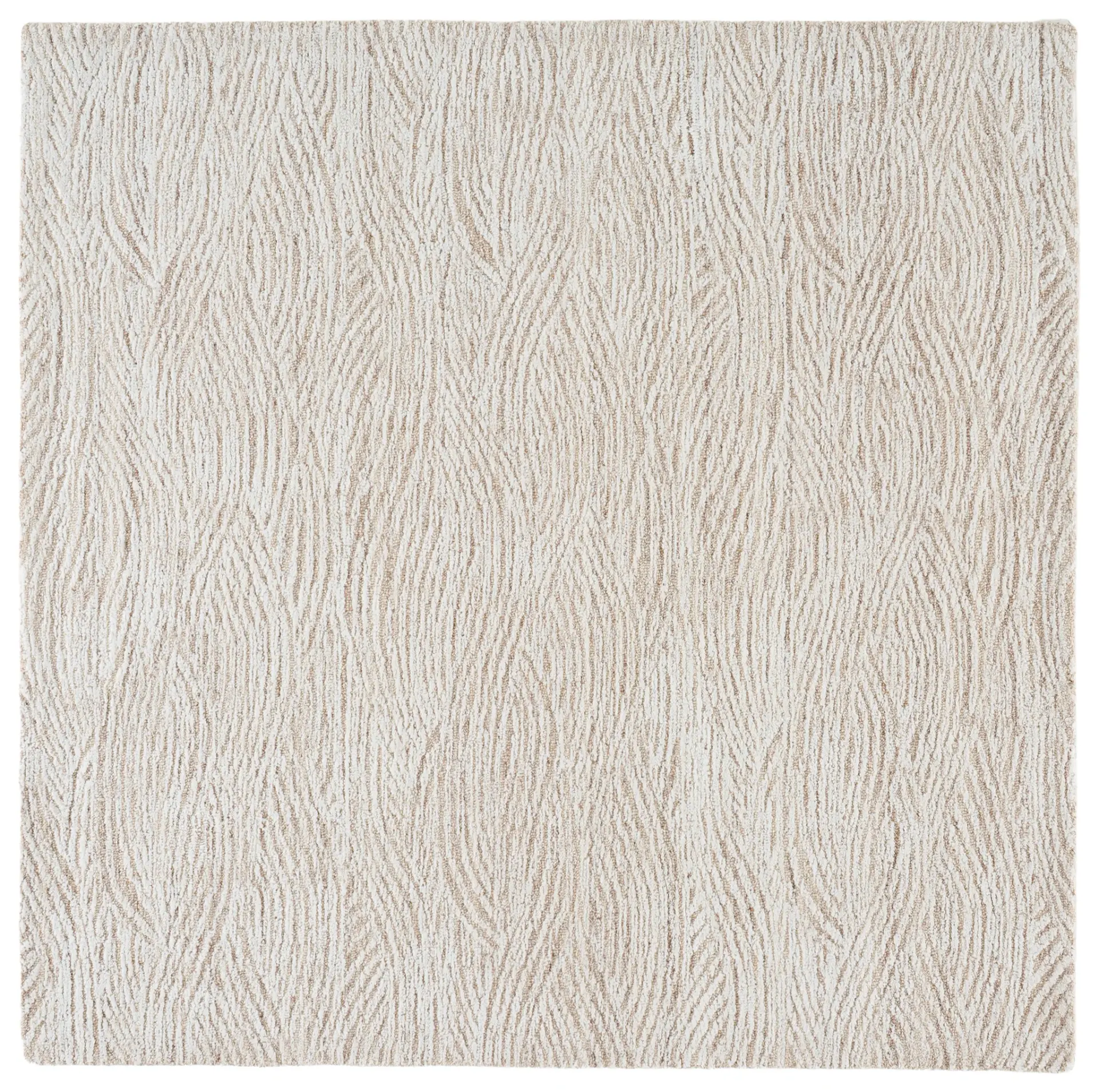 Glamour Modern Wave Hand-Tufted Wool Blend Rug