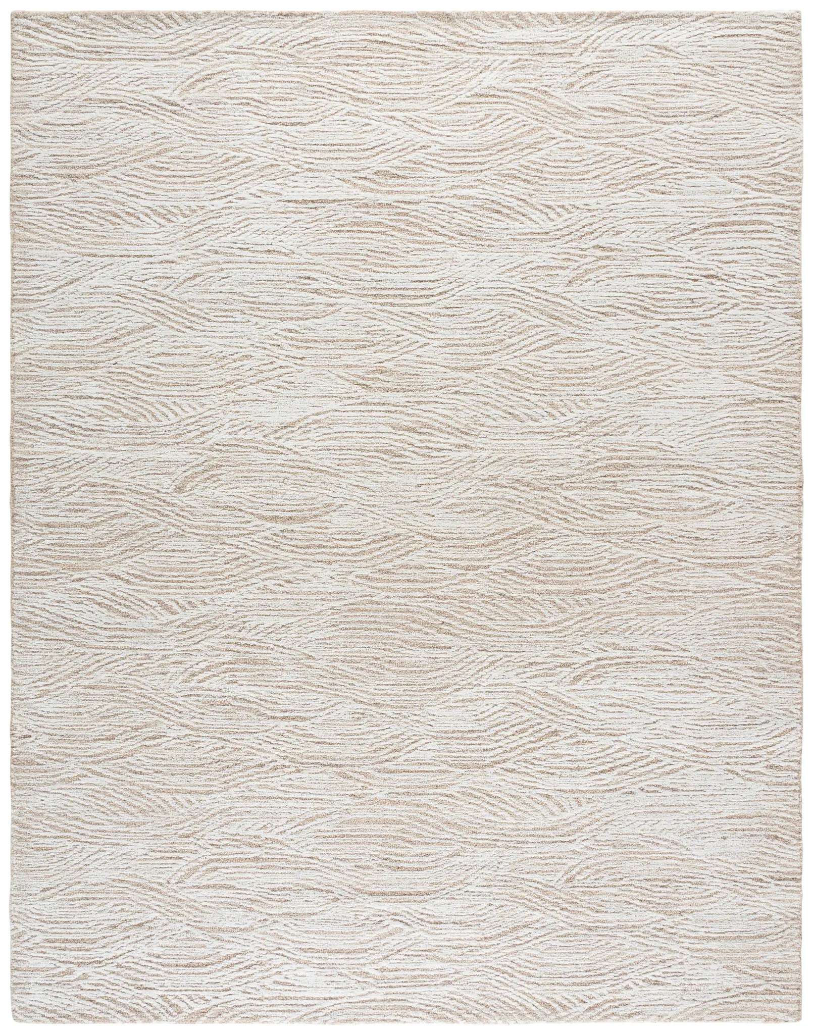 Glamour Modern Wave Hand-Tufted Wool Blend Rug
