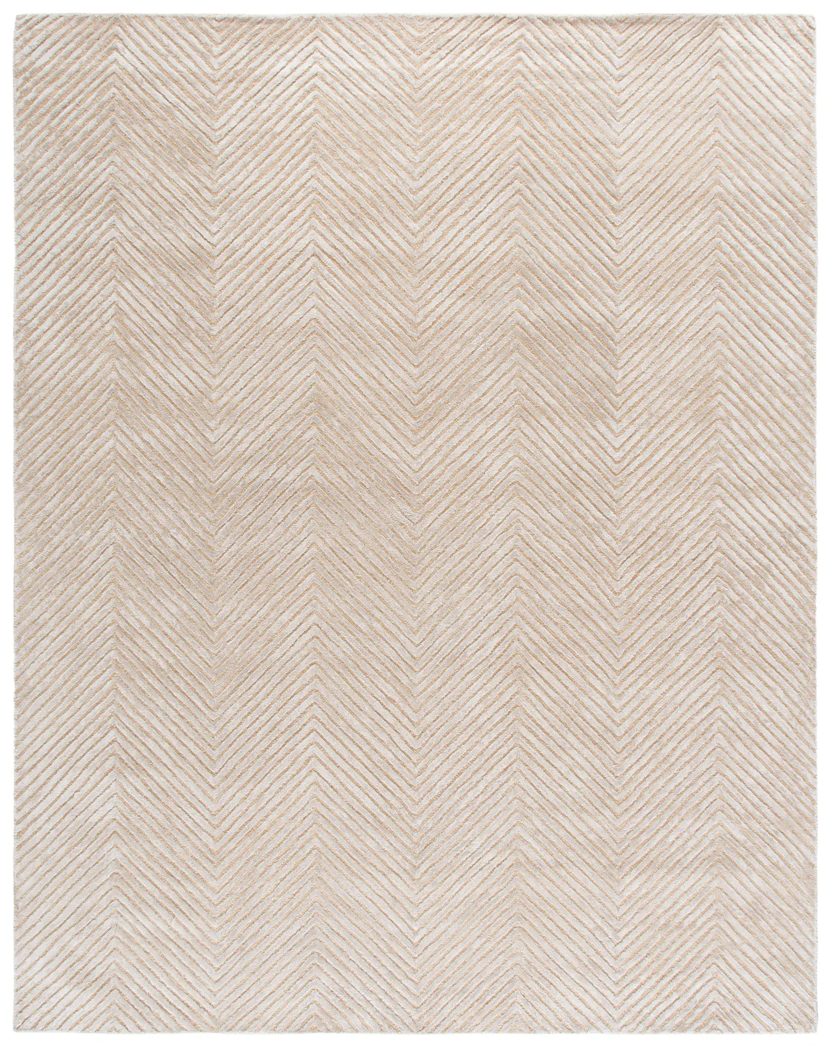 Glamour Chevron Hand-Tufted Rug