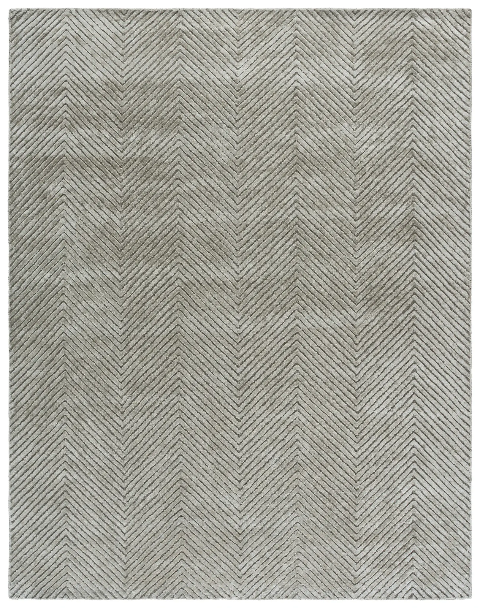 Glamour Chevron Hand-Tufted Rug