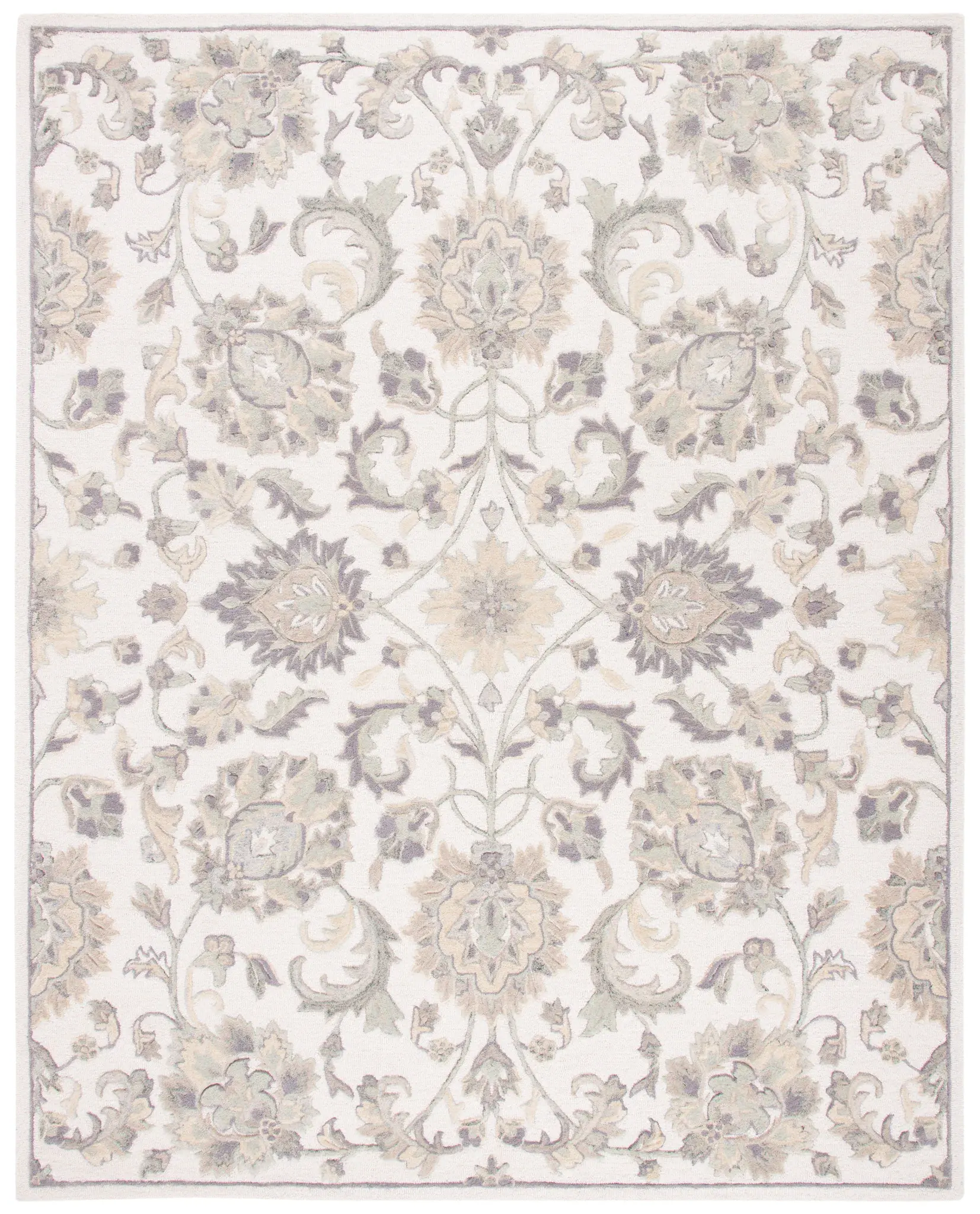 Glamour Tribal Banded Hand-Tufted Wool Rug