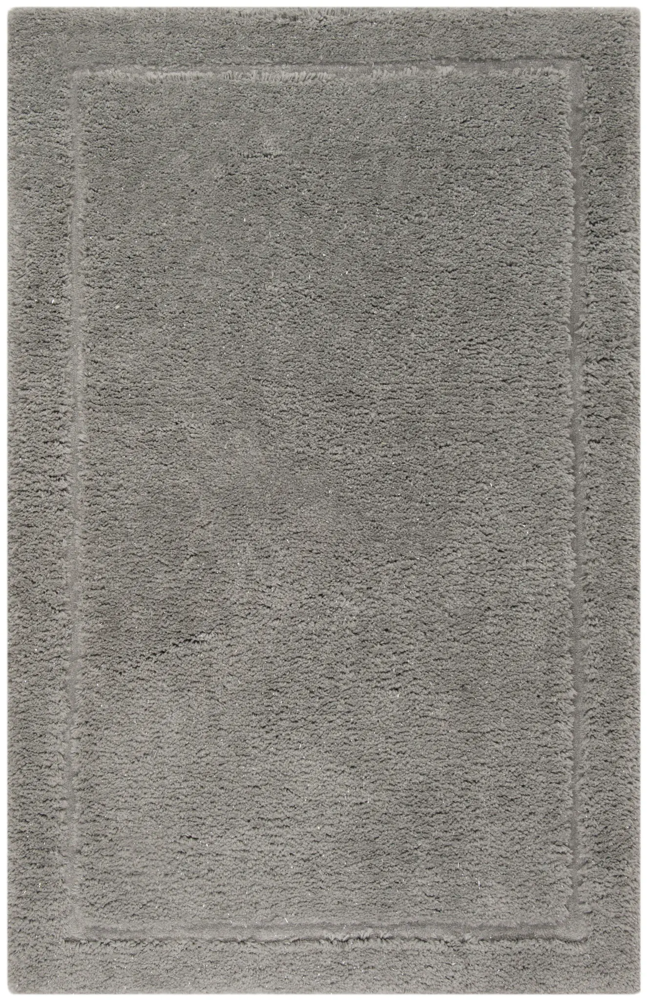 Glamour Border Hand-Tufted Shag Rug