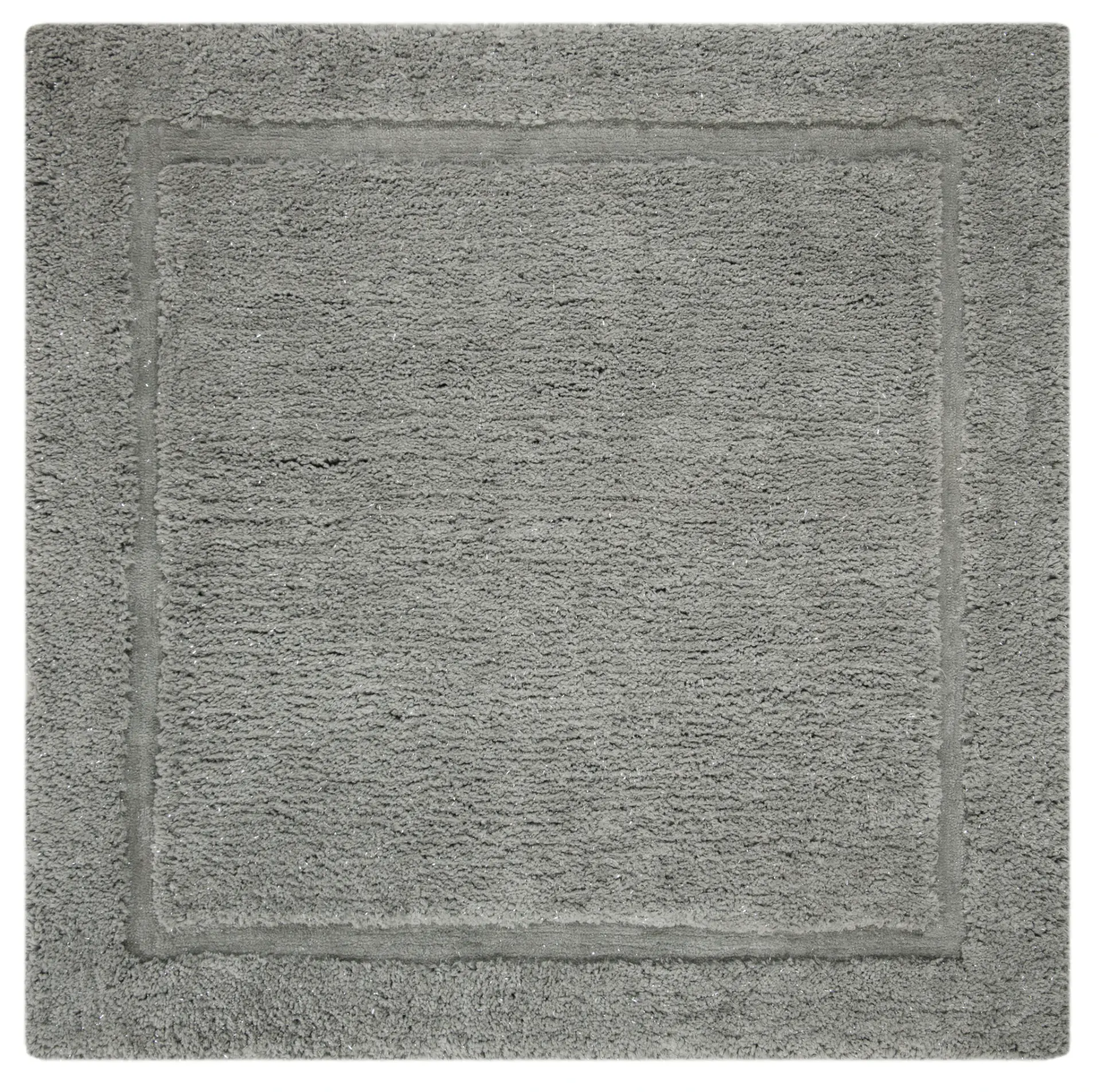 Glamour Border Hand-Tufted Shag Rug