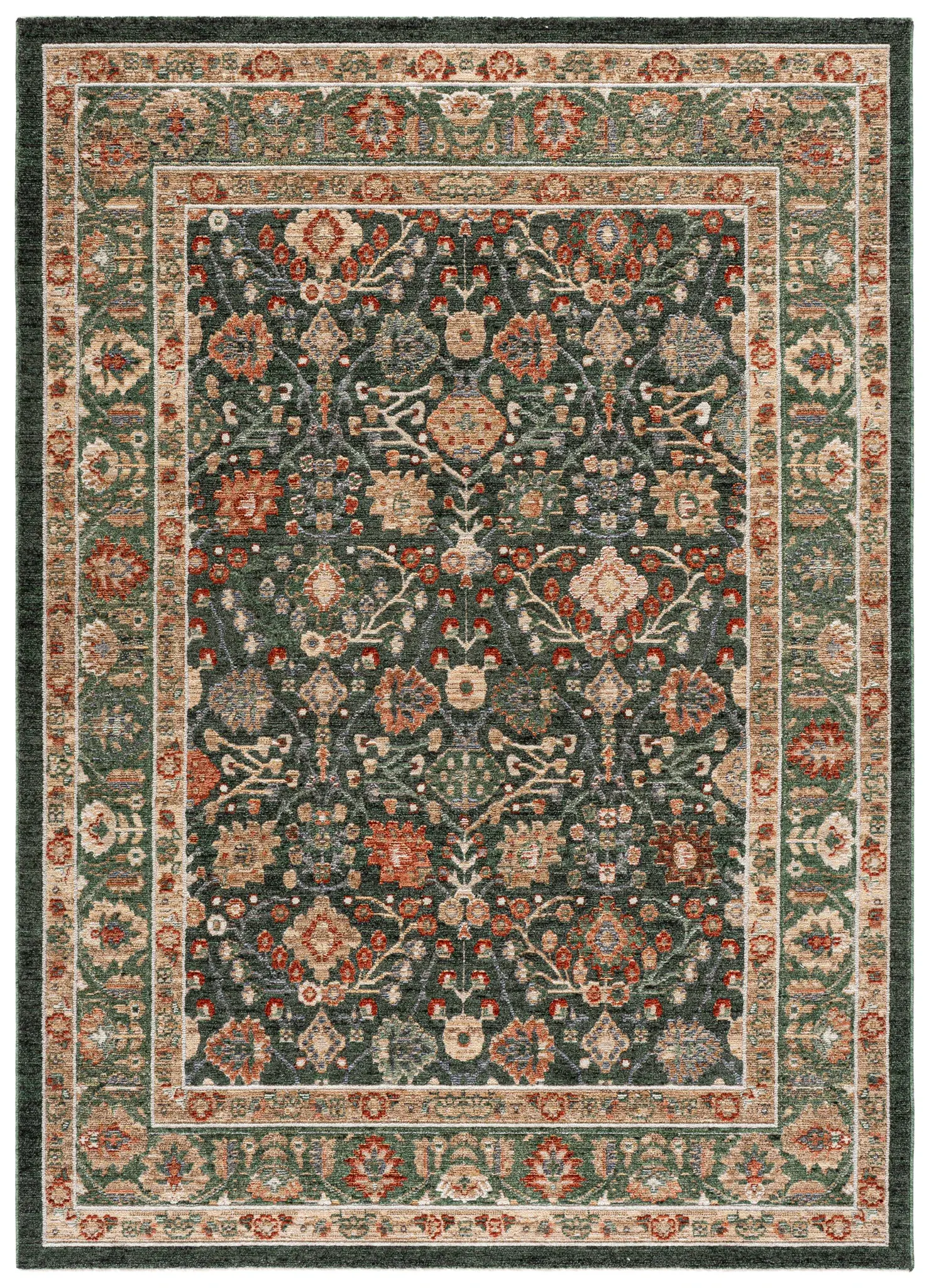 Gemstone Traditional Floral Rug